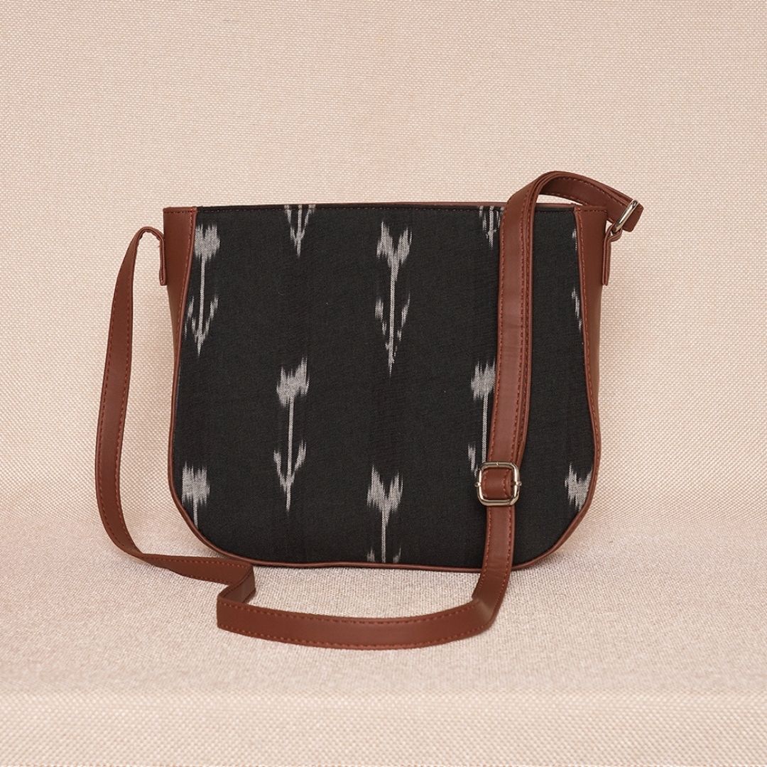 Ikat Arrow U-Shaped Sling Bag - Image 2