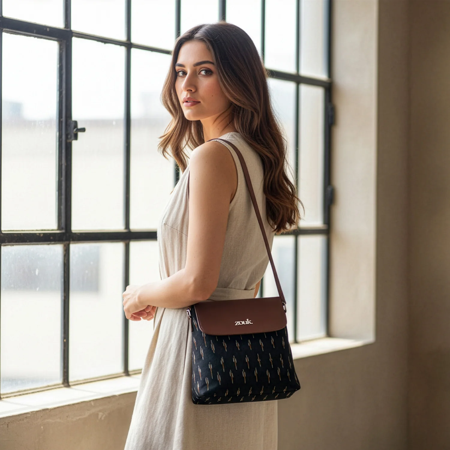 Ikat GreRe Flap Sling Bag - Image 2