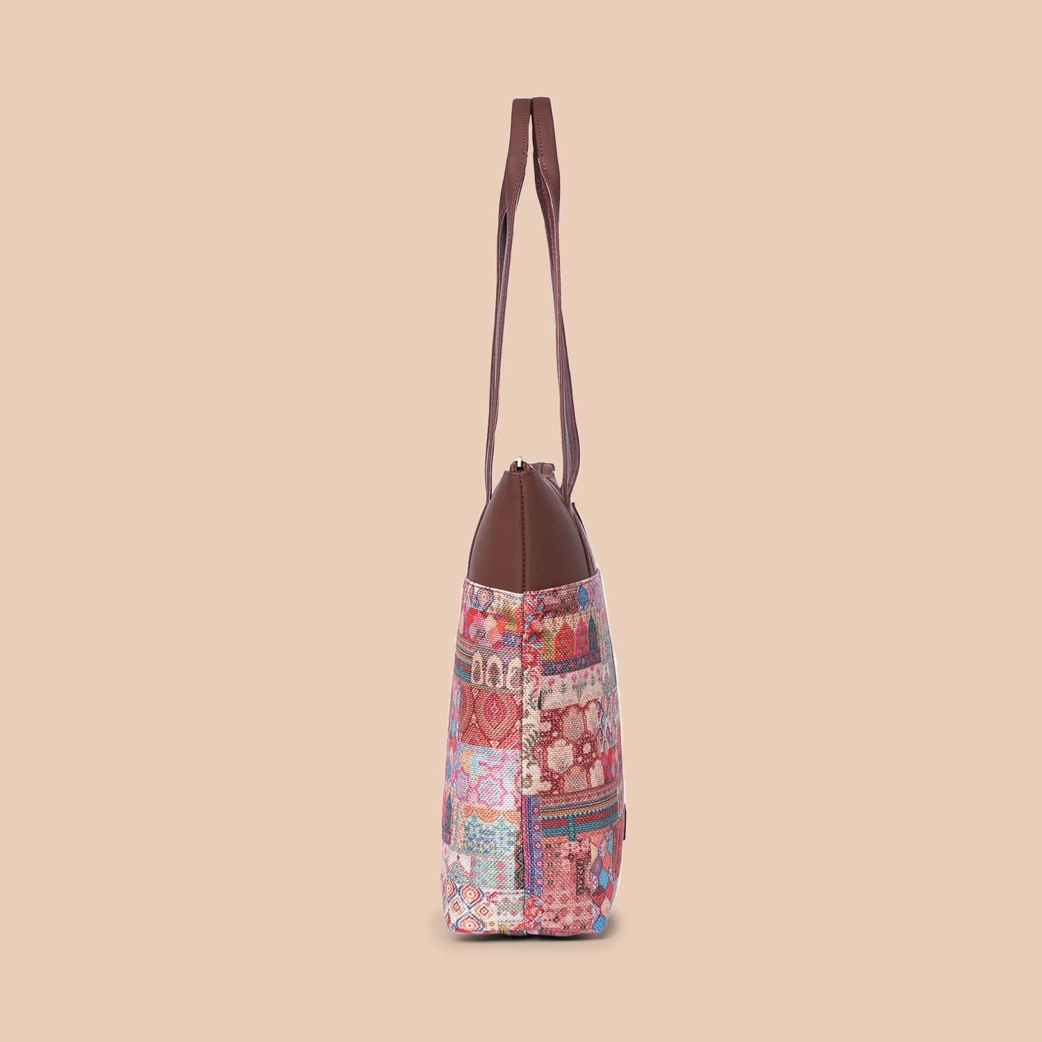 Ikat GreRe & Kutch Gamthi - Women's Work Bag & Everyday Tote Combo - Image 9
