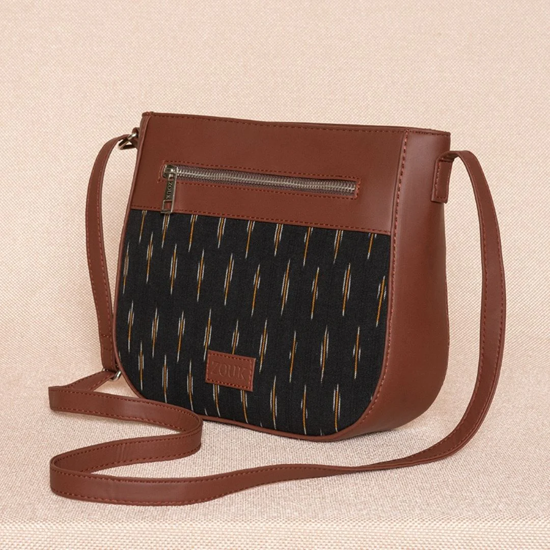 Ikat GreRe U-Shaped Sling Bag - Image 3