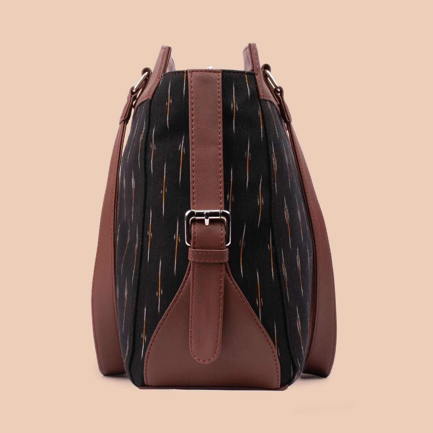 Ikat GreRe Women's Work Bag Brown - Image 9
