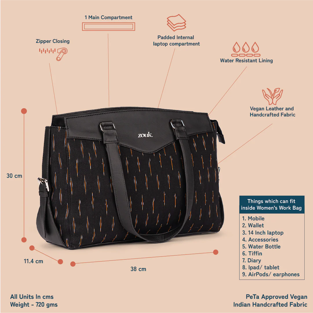 Ikat GreRe Women's Work Bag - Image 5