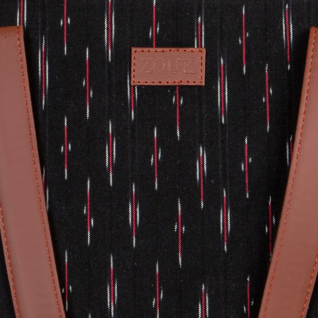 Ikat GreRed Side Tote Bag - Image 7
