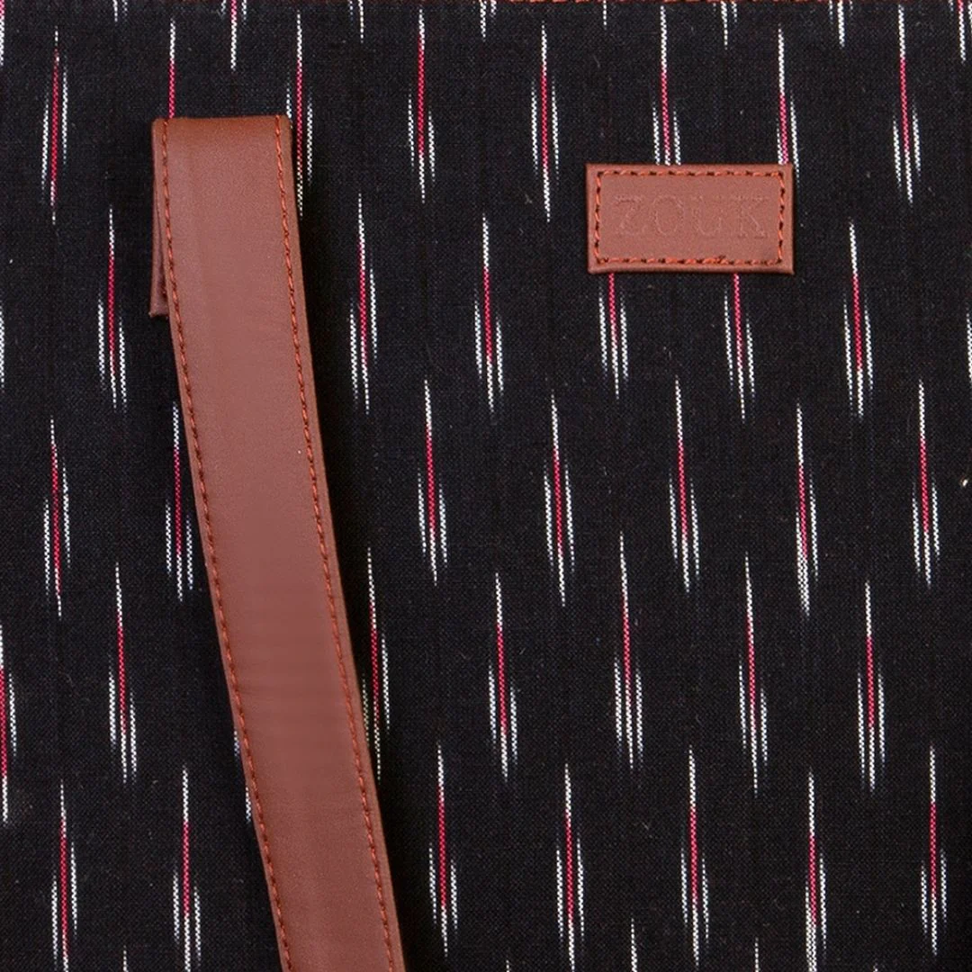 Ikat GreRed Shoulder Tote Bag - Image 7