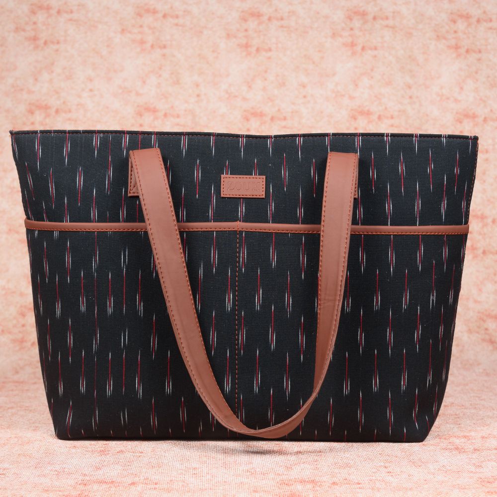 Ikat GreRed Tote Bag - Image 2