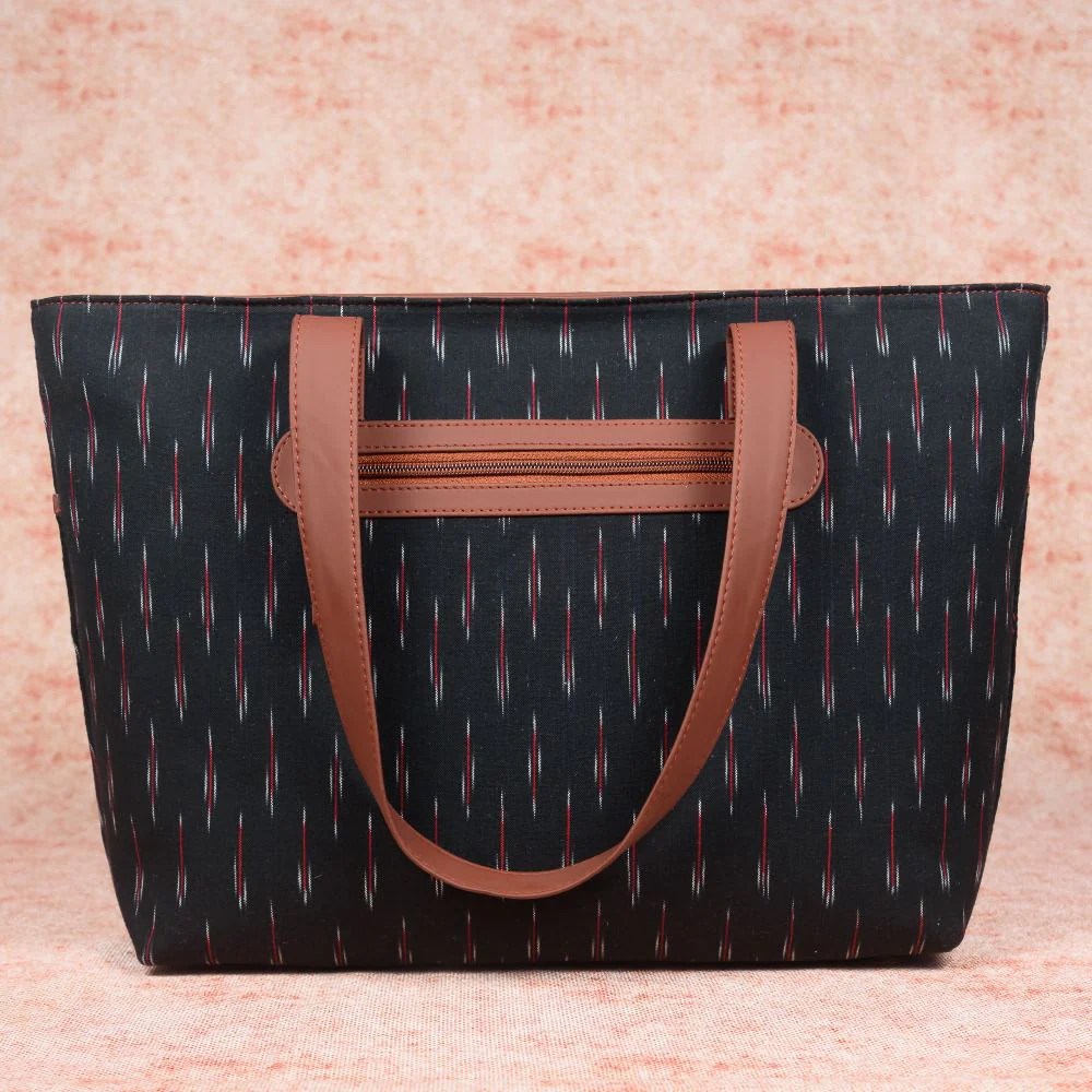 Ikat GreRed Tote Bag - Image 3