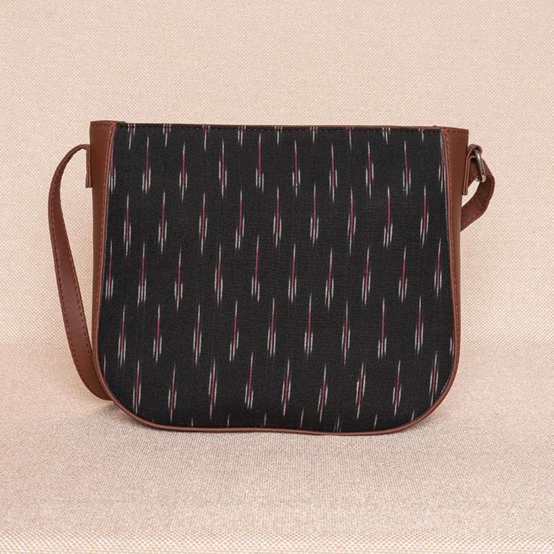 Ikat GreRed U-Shaped Sling Bag - Image 2