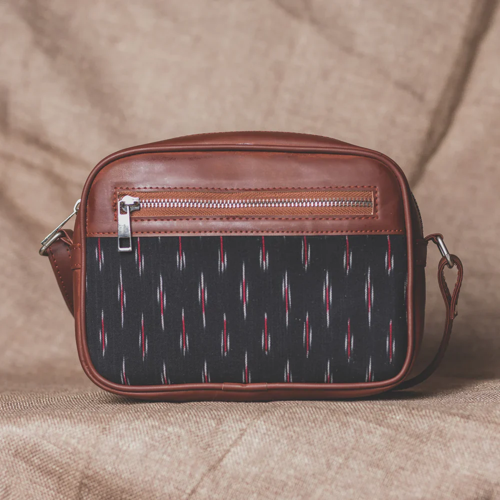 Ikat GreRed Women's Office Bag and Sling Bag Combo - Image 7