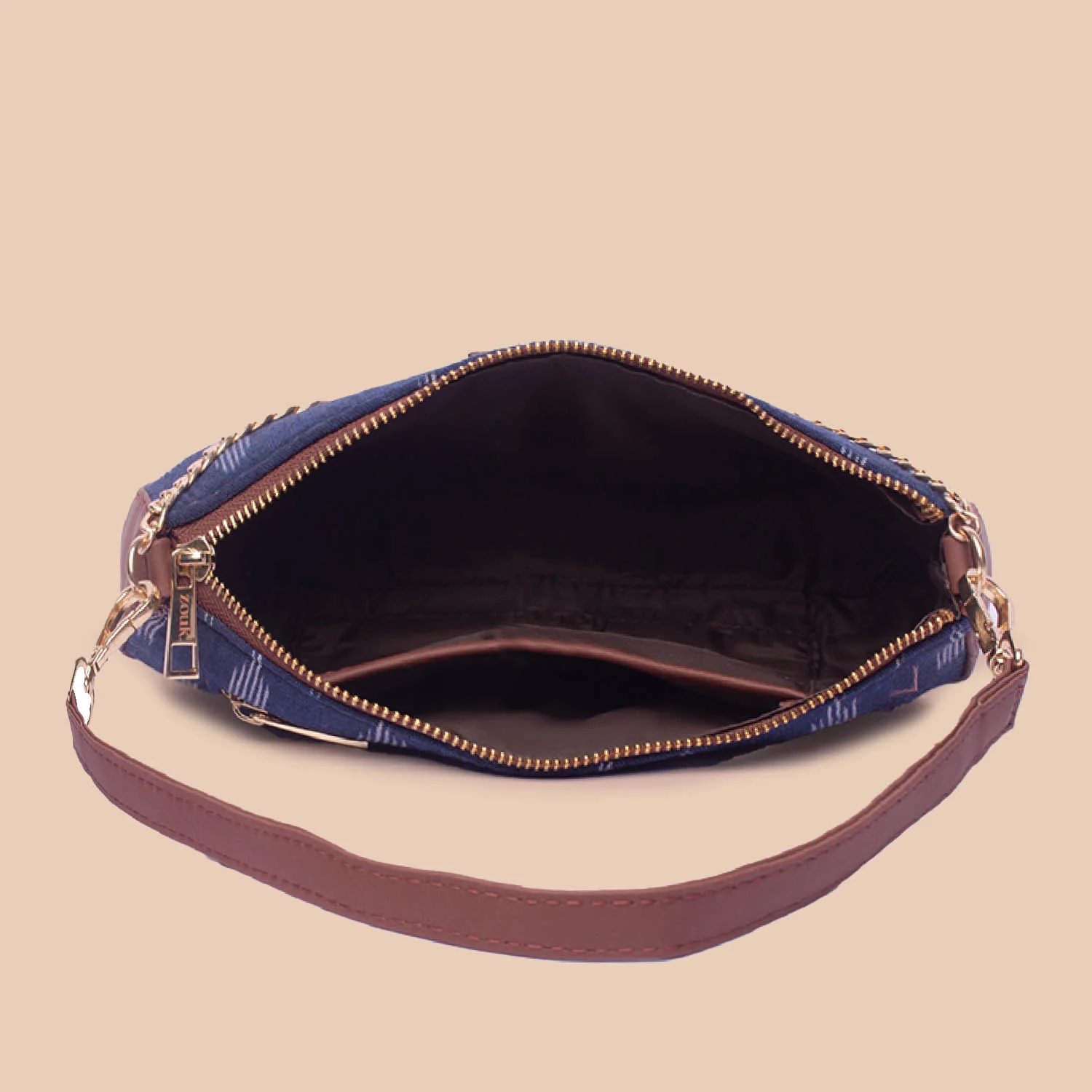 Ikat Jet Blue Baguette - Image 5