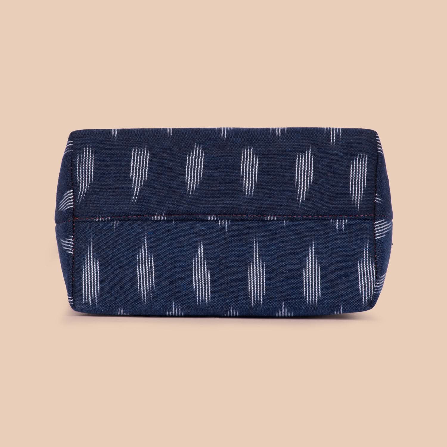 Ikat Jet Blue Flap Sling Bag - Image 8