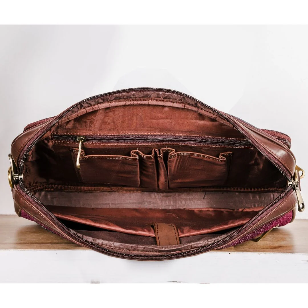 Ikat Jet Blue Laptop Bag - Image 6