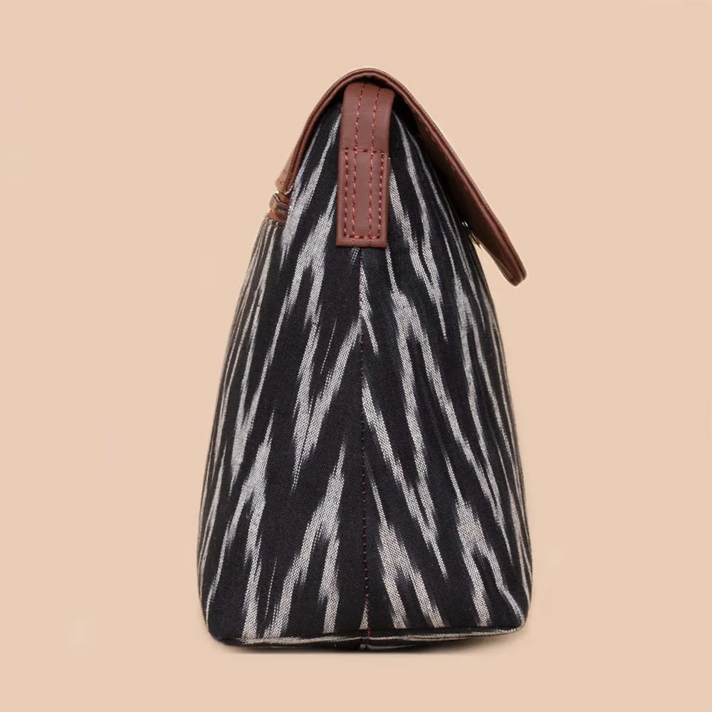 Ikat Print Flap Sling Bag - Image 7
