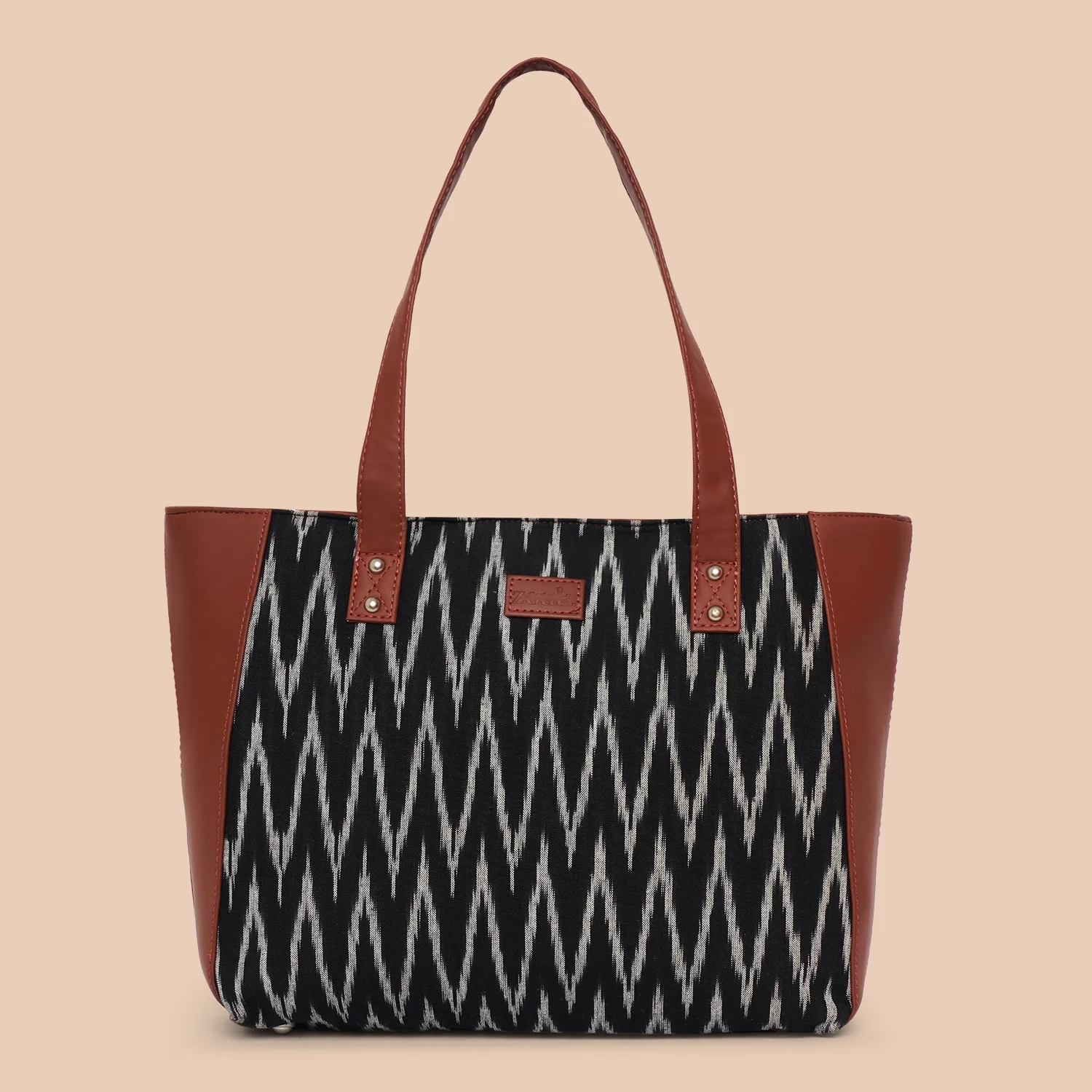 Ikat Wave Side Tote Bag - Image 3