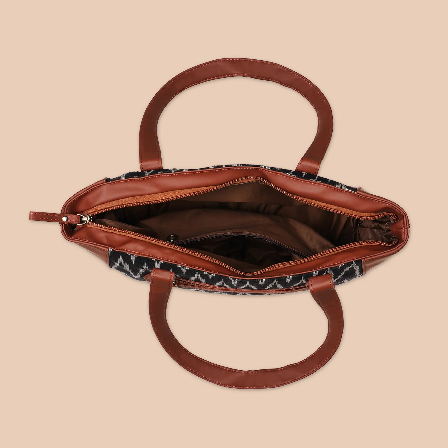 Ikat Wave Side Tote Bag - Image 7