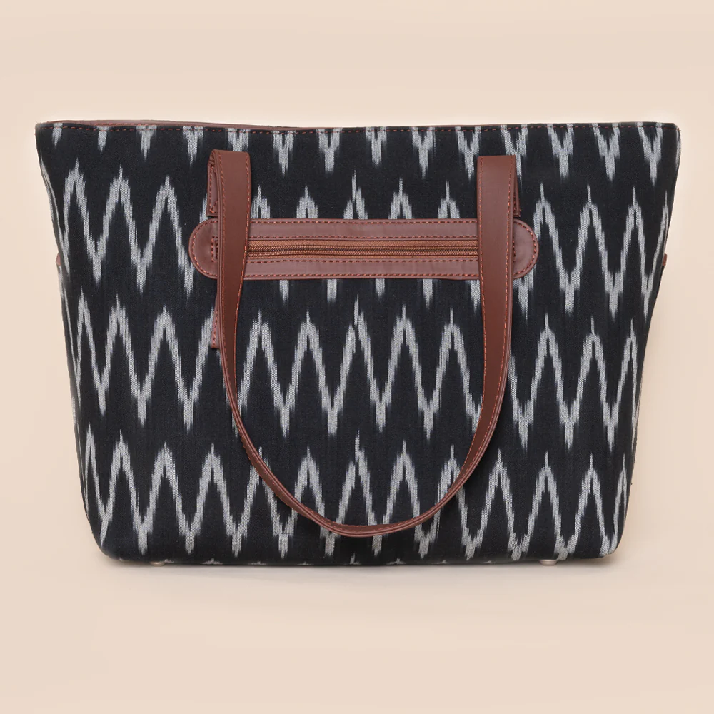 Ikat Wave Tote Bag - Image 7