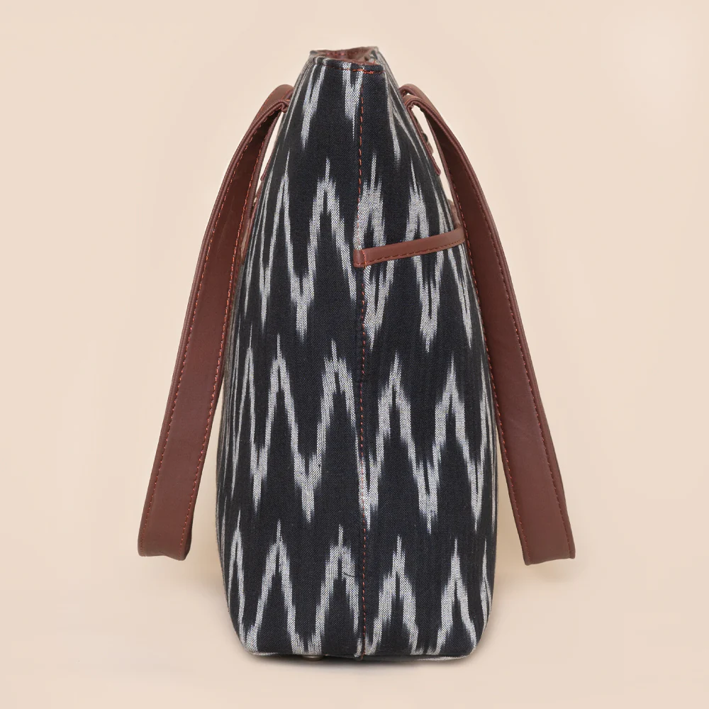 Ikat Wave Tote Bag - Image 8