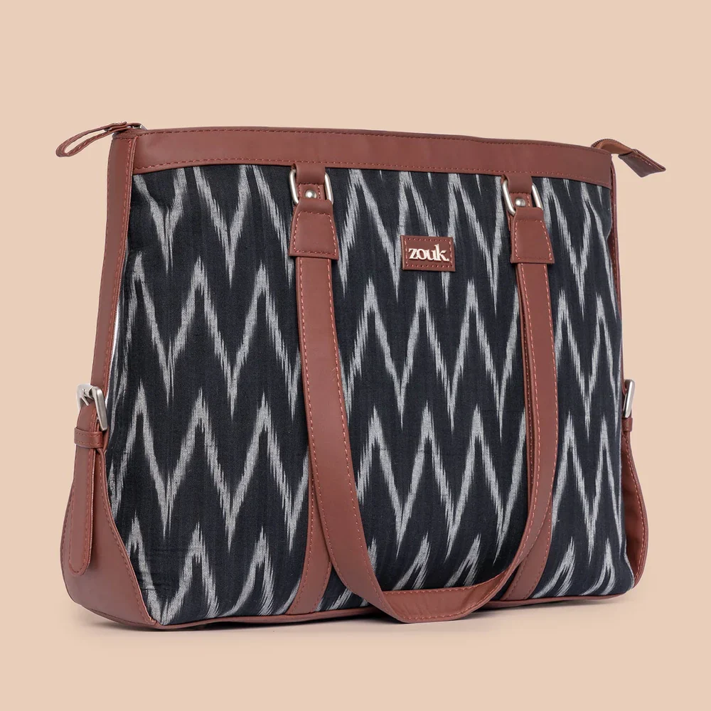 Ikat Wave Women's Office Bag - Image 3