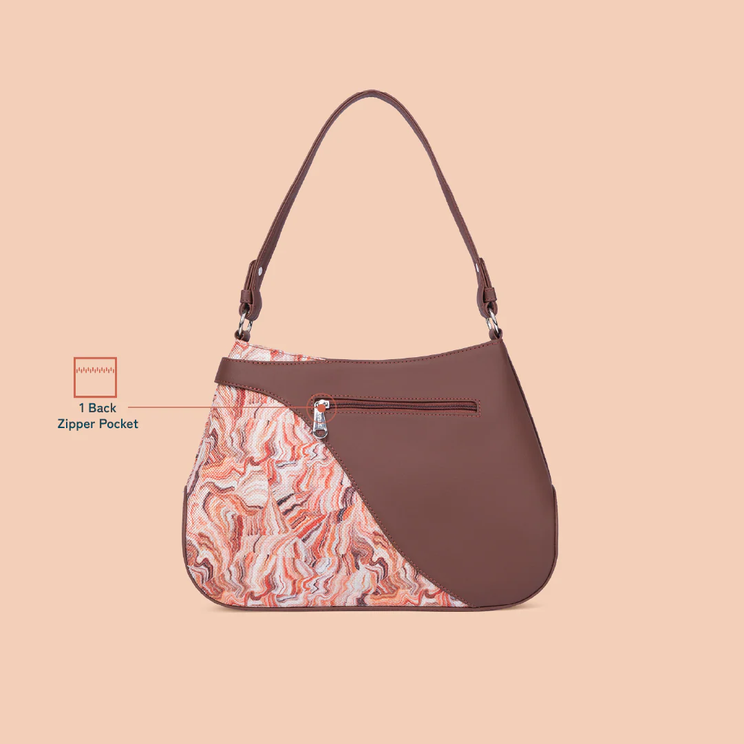 Ira Handbag - Nicobar Coral - Image 4