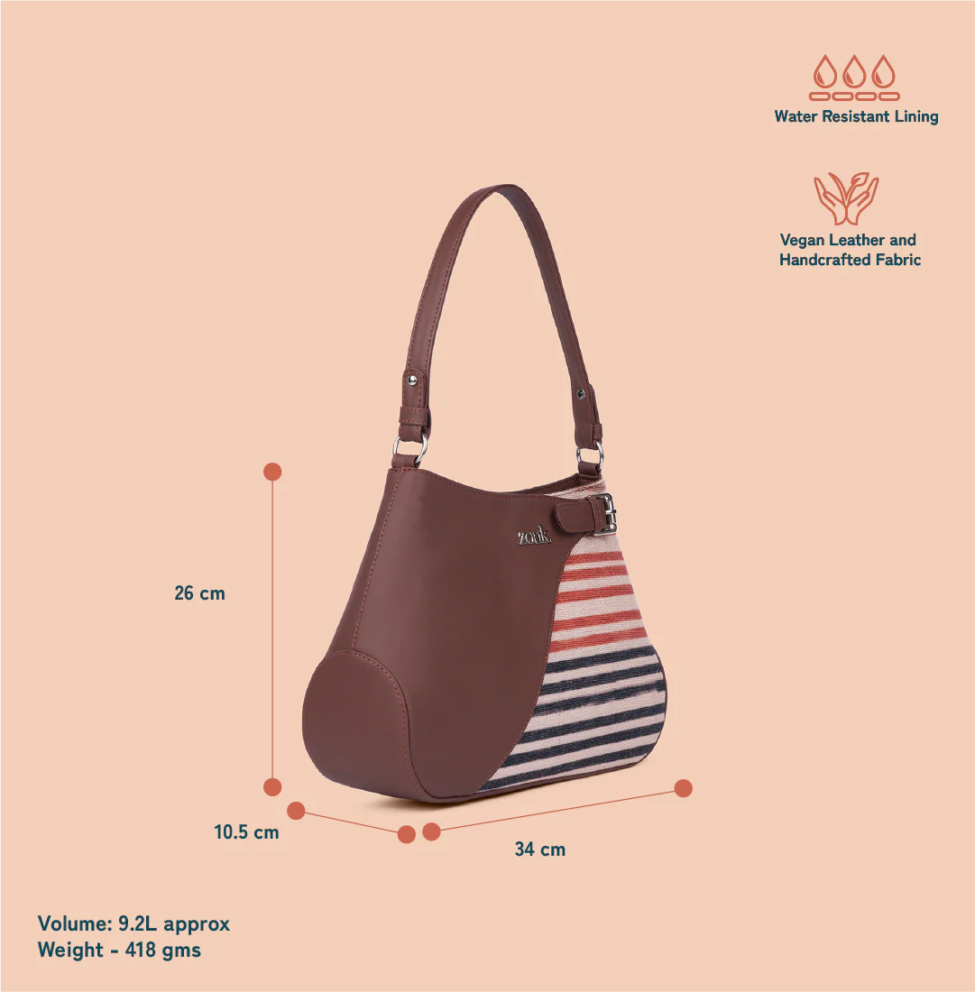 Ira Handbag - Qutub Stripes - Image 4