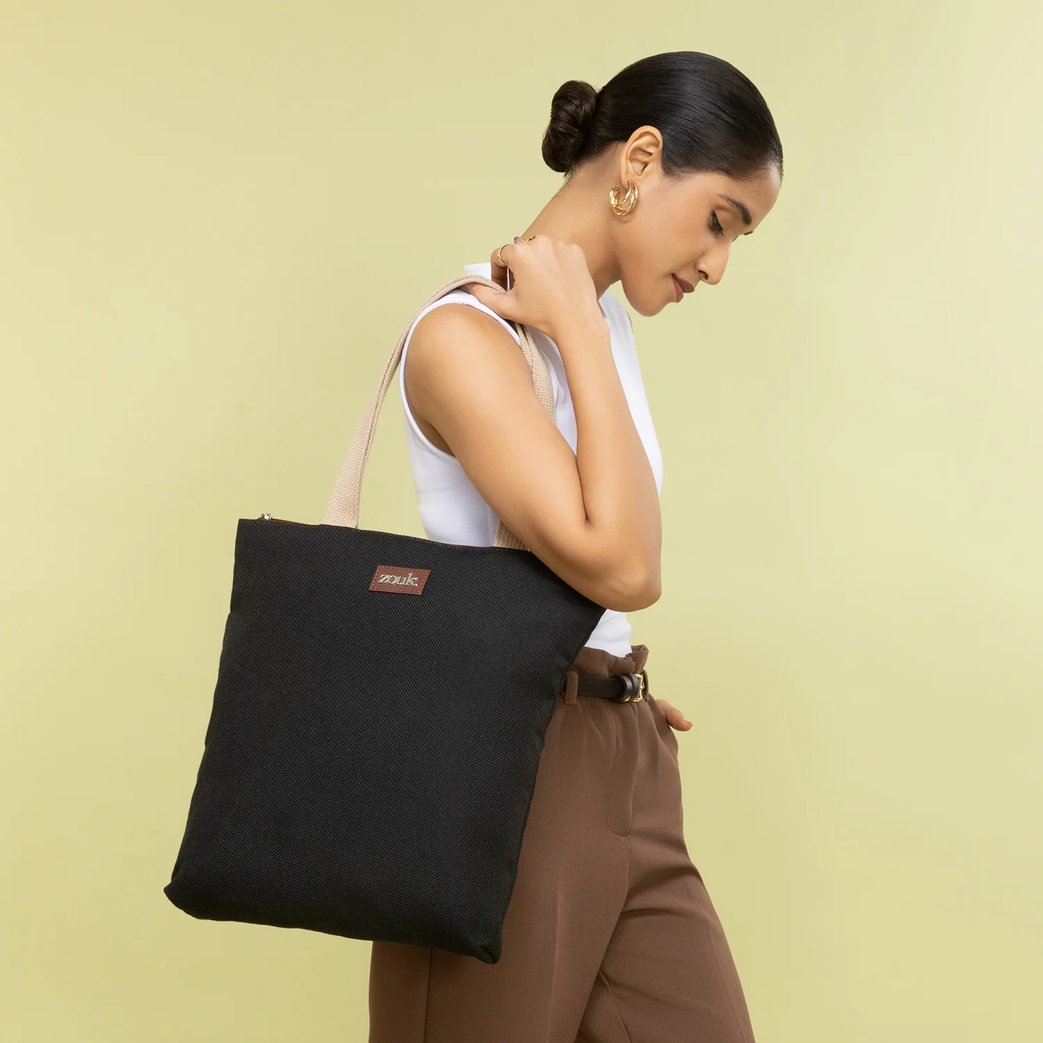 Ivy Tote Bag - Jet Black - Image 2