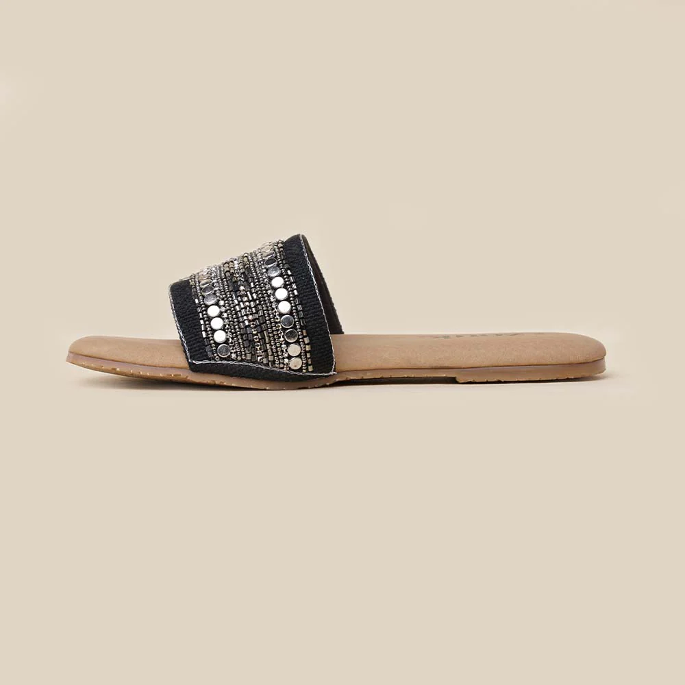 Jaipur Bohemian Oxidised Flats - Image 10