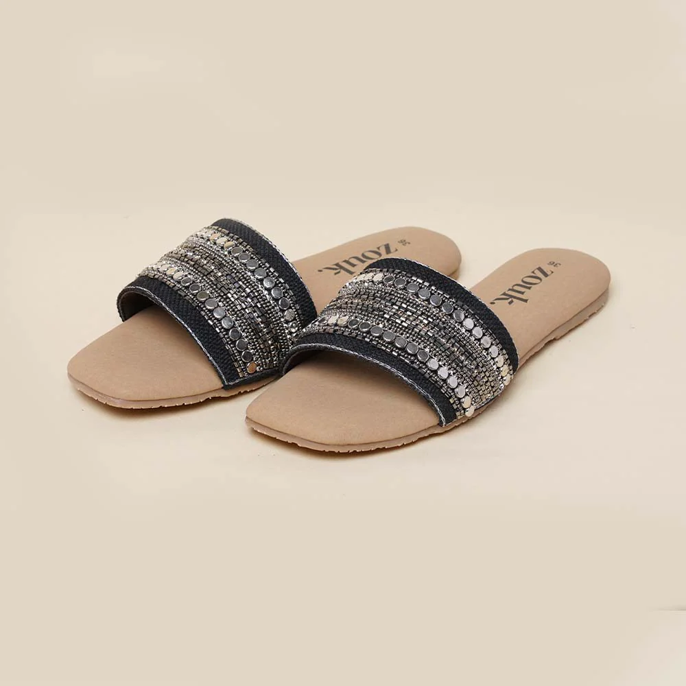 Jaipur Bohemian Oxidised Flats - Image 5