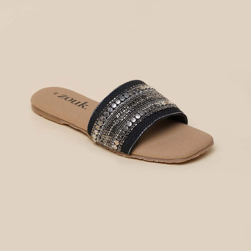 Jaipur Bohemian Oxidised Flats - Image 7
