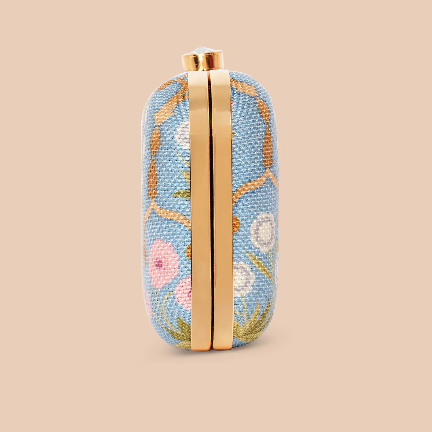 Jaipur Fresco Blue Clutch - Image 8
