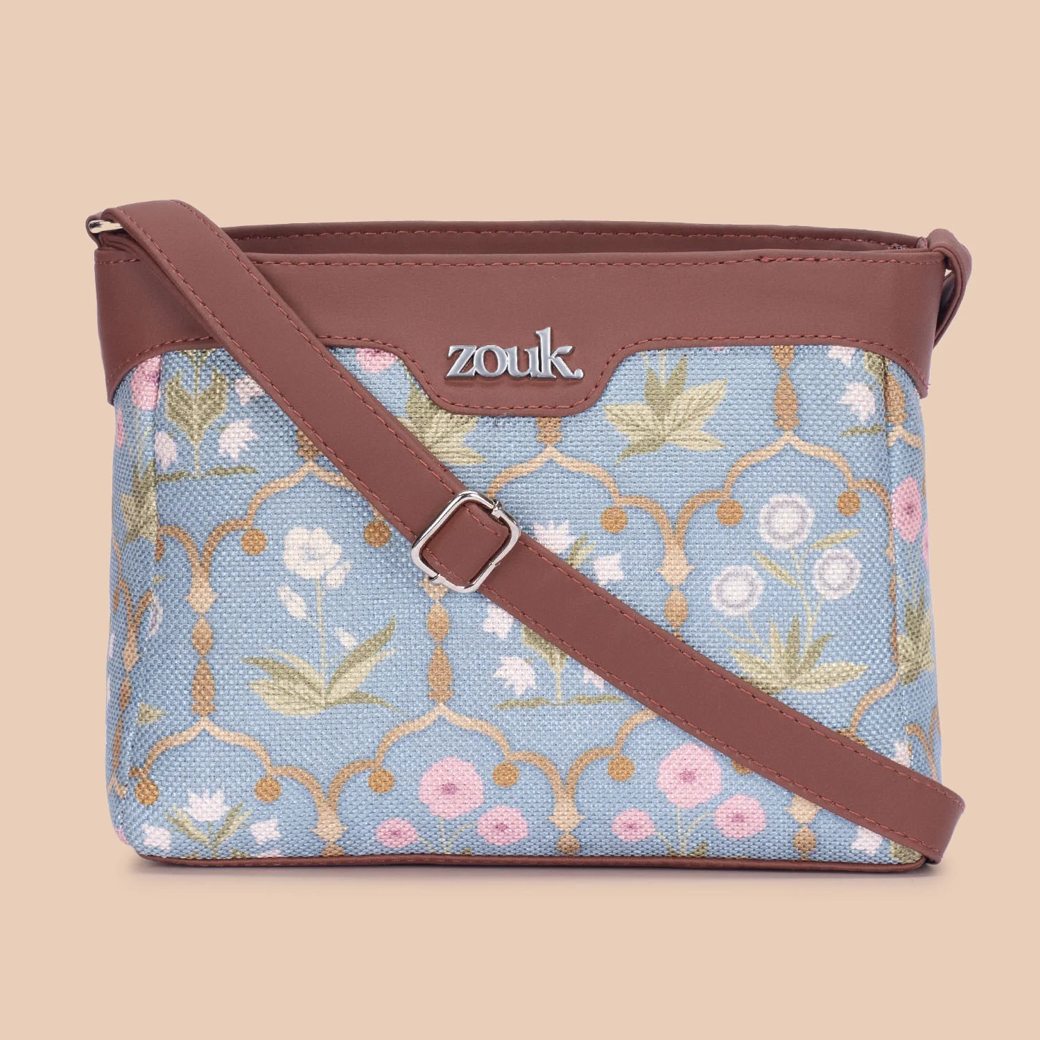 Jaipur Fresco Blue Harmony Sling Bag - Image 2