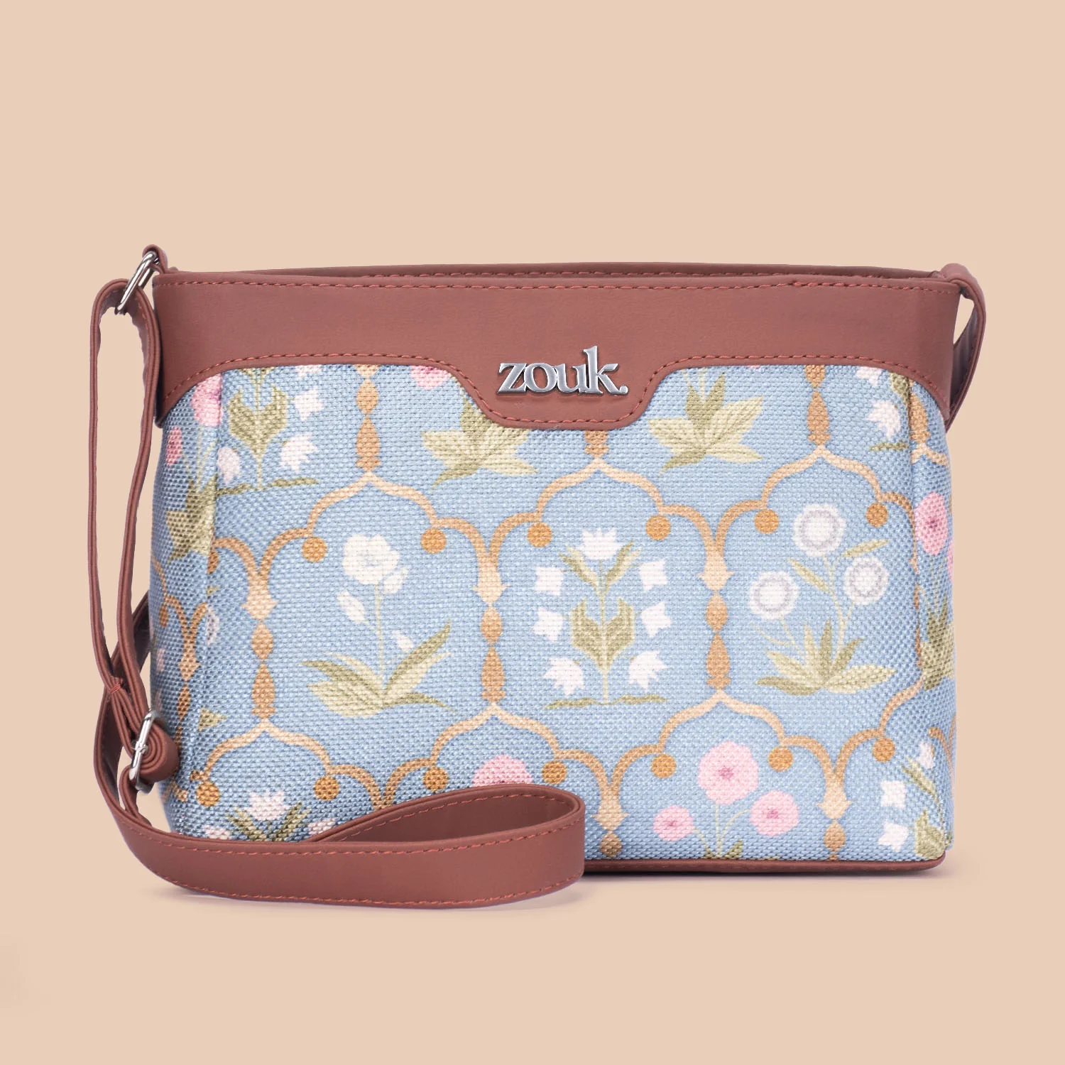 Jaipur Fresco Blue Harmony Sling Bag - Image 3