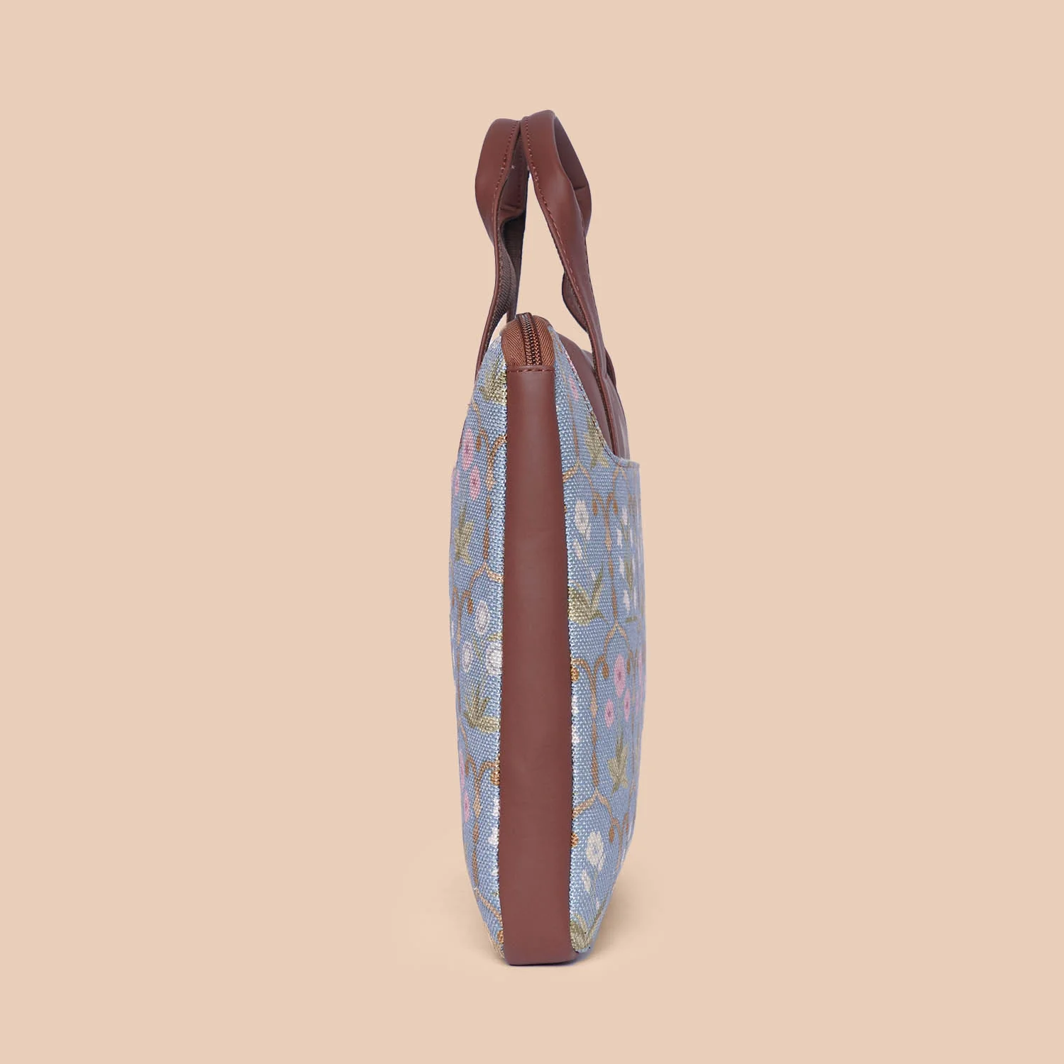Jaipur Fresco Blue L-Zippered Laptop Sleeve - Image 10