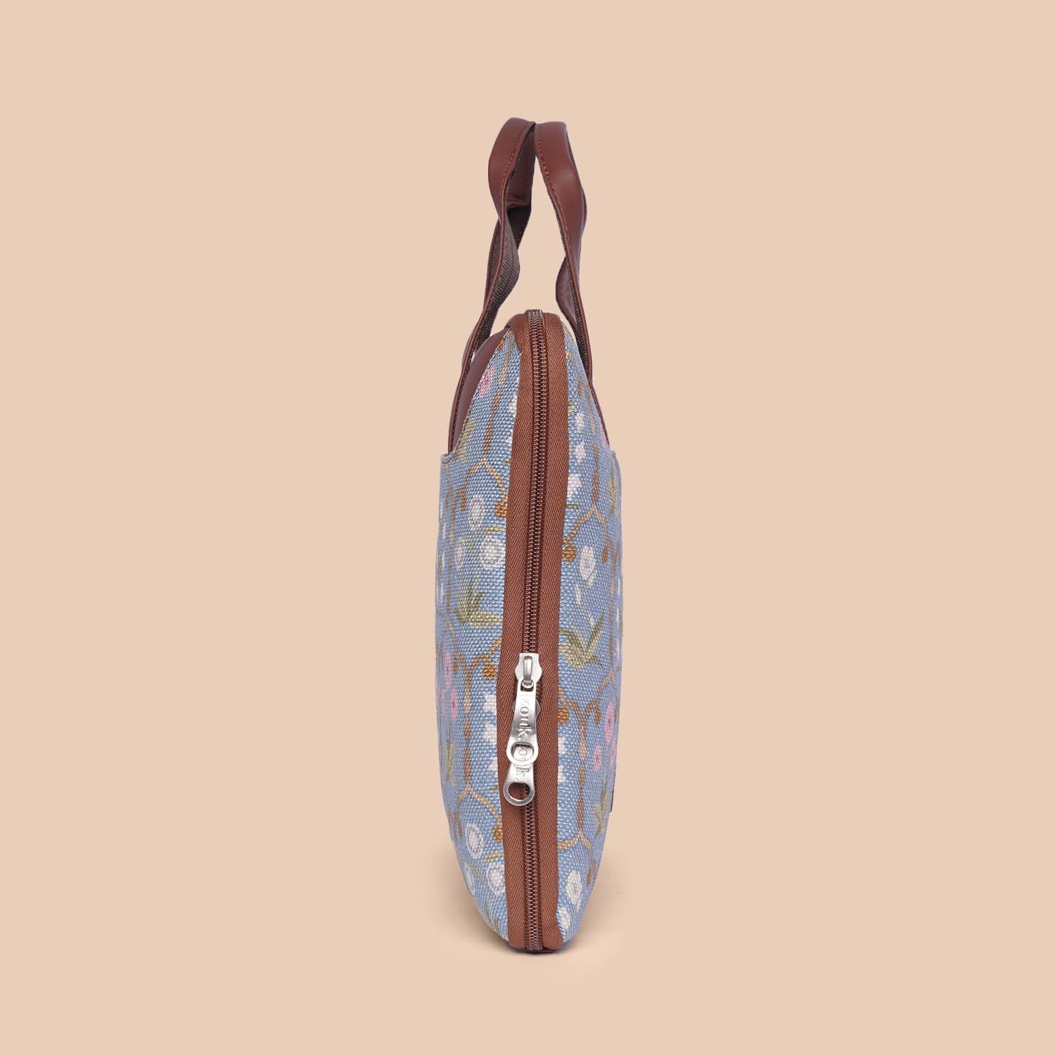 Jaipur Fresco Blue L-Zippered Laptop Sleeve - Image 11
