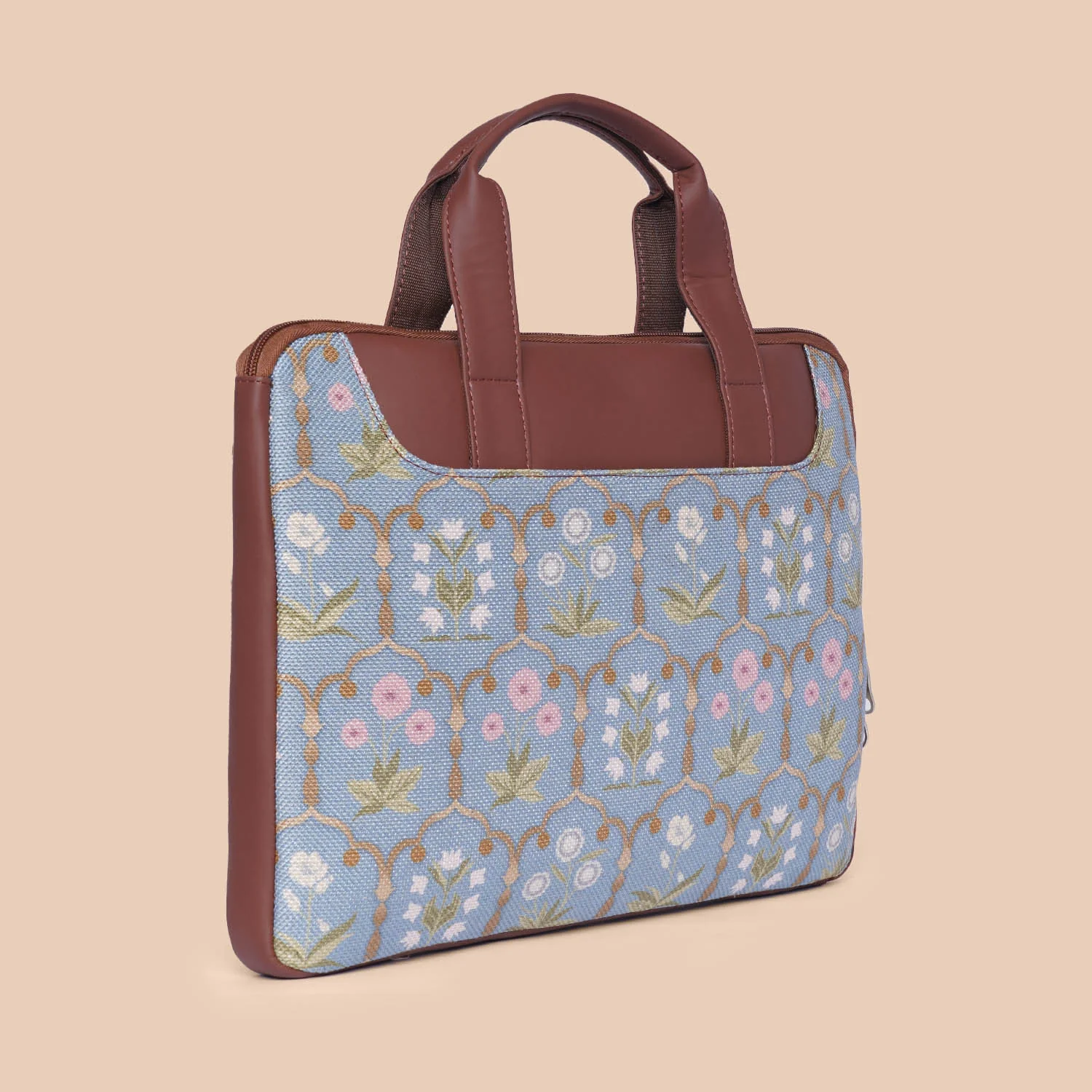 Jaipur Fresco Blue L-Zippered Laptop Sleeve - Image 7