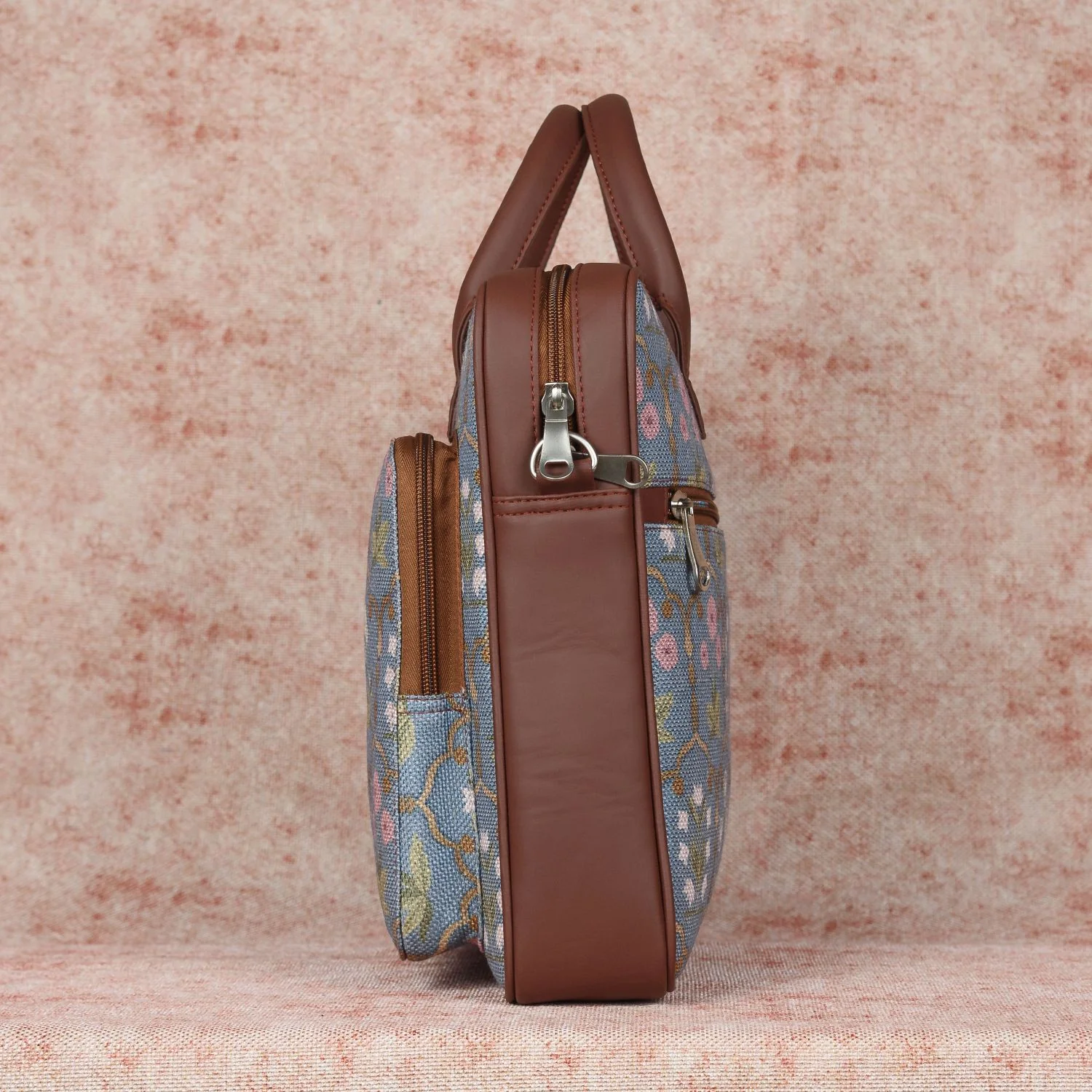 Jaipur Fresco Blue Laptop Bag - Image 6
