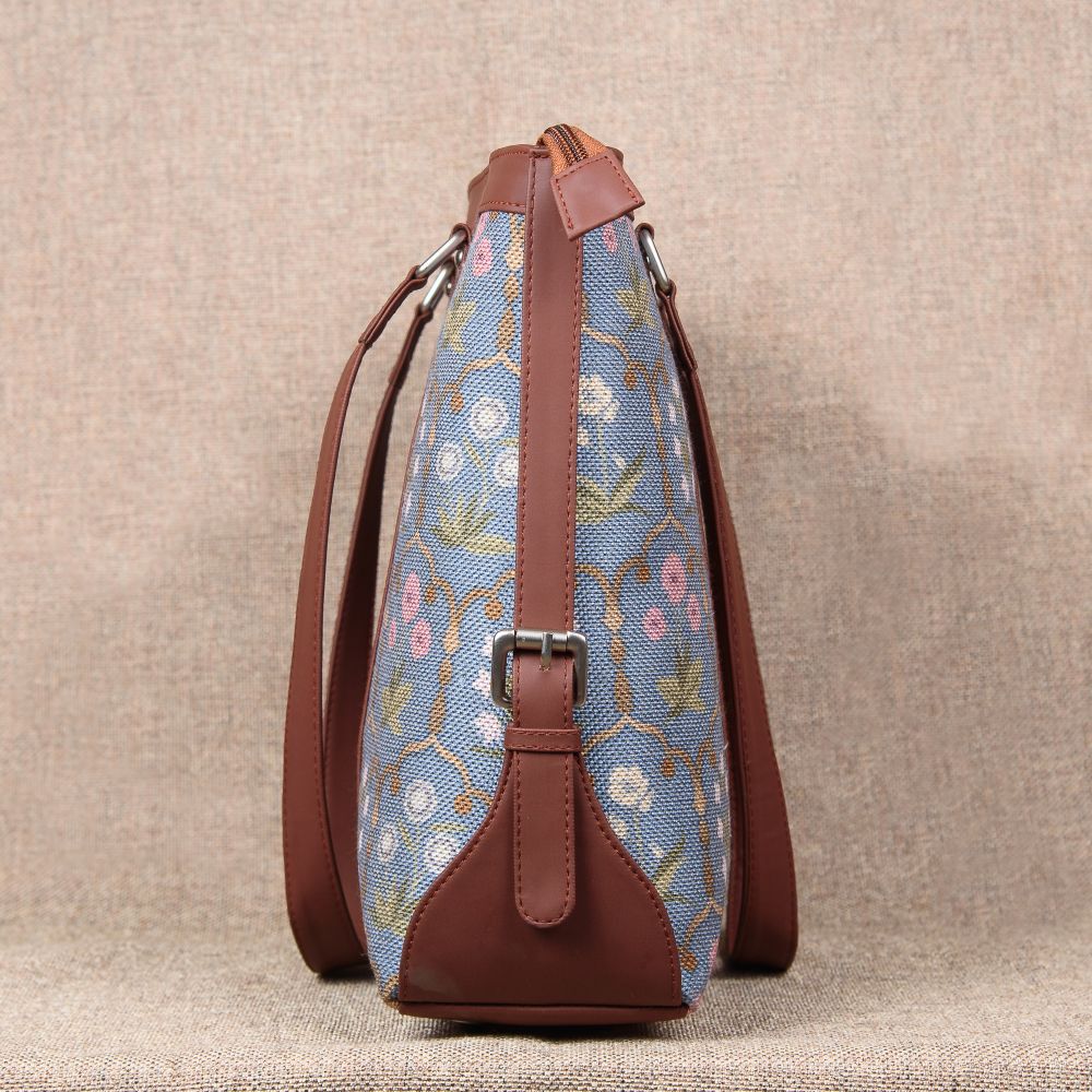 Jaipur Fresco Blue- Office Bag & Chain Wallet Combo - Image 4