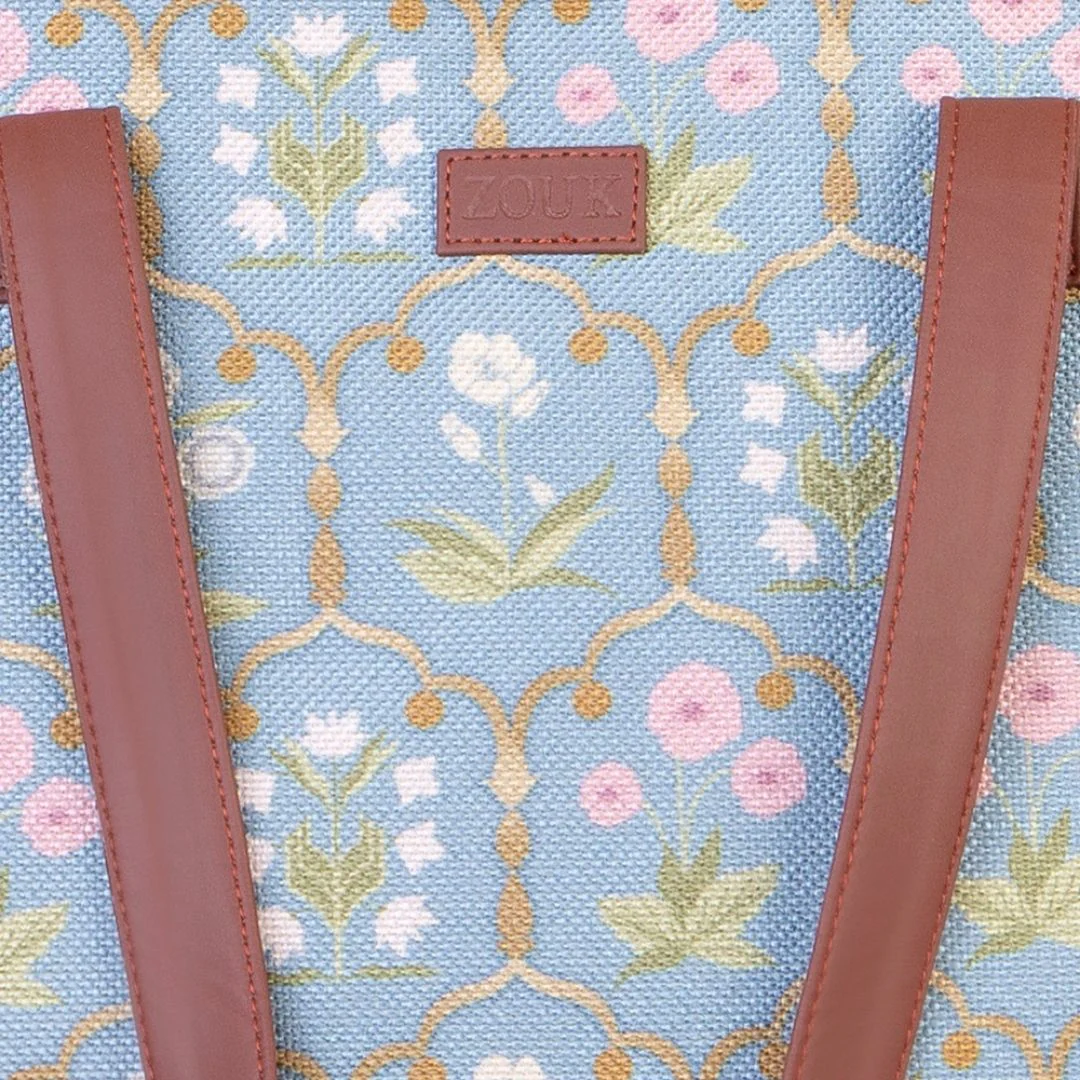 Jaipur Fresco Blue Side Tote Bag - Image 6