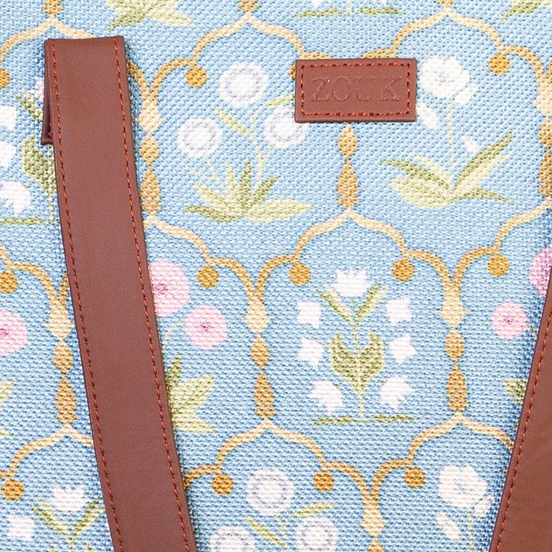 Jaipur Fresco Blue Shoulder Tote Bag - Image 6