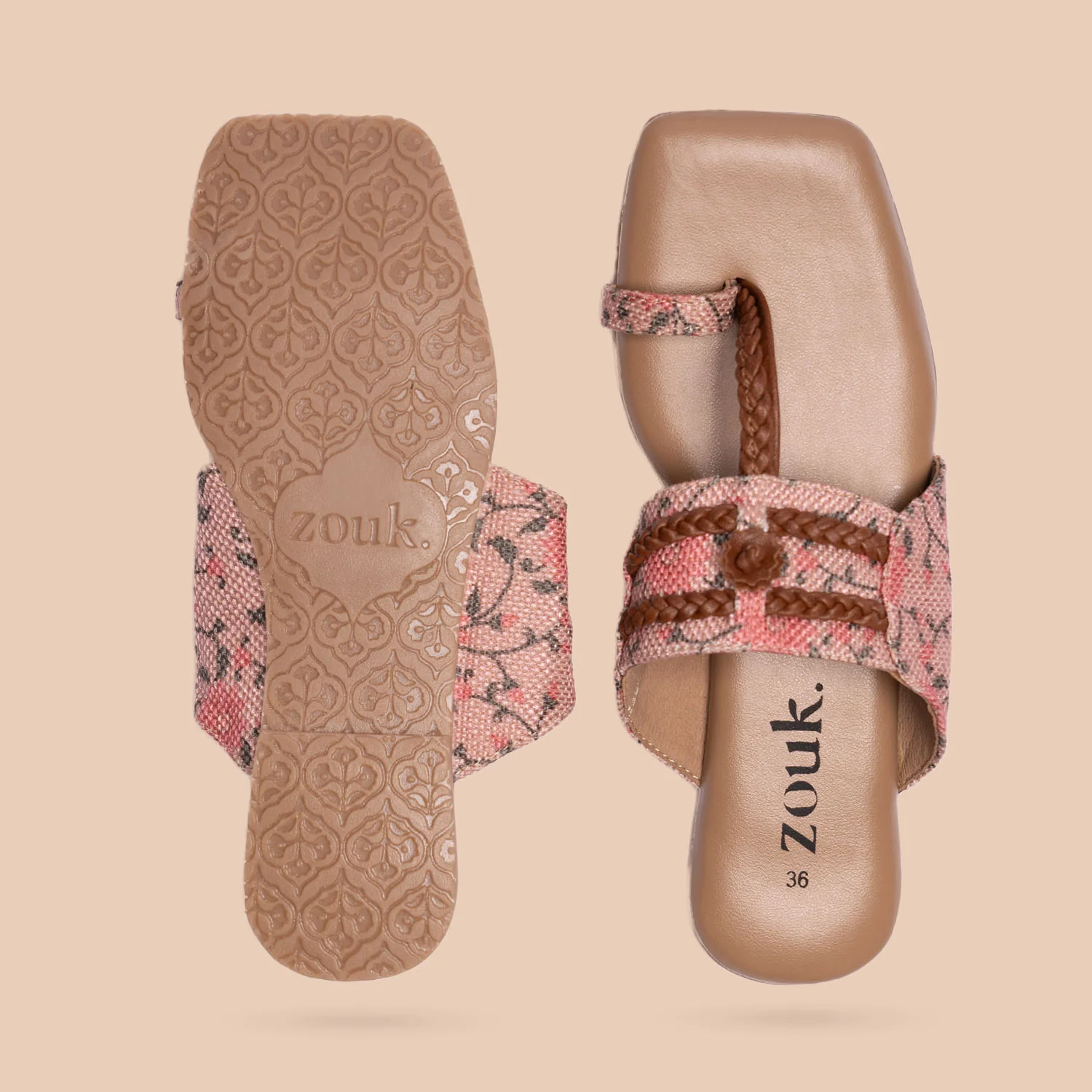 Jaipur Garden Braided Kolhapuri Chappal - Image 2