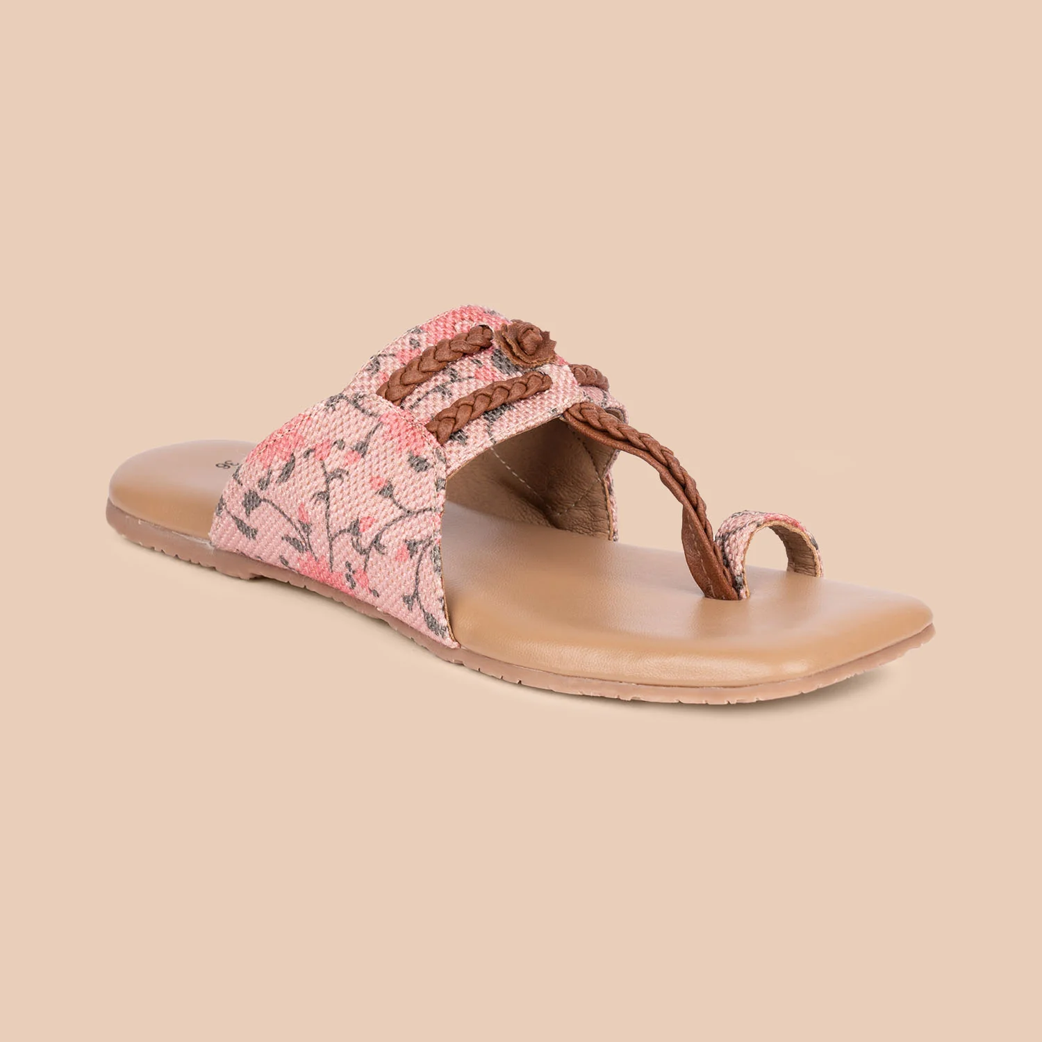 Jaipur Garden Braided Kolhapuri Chappal - Image 7