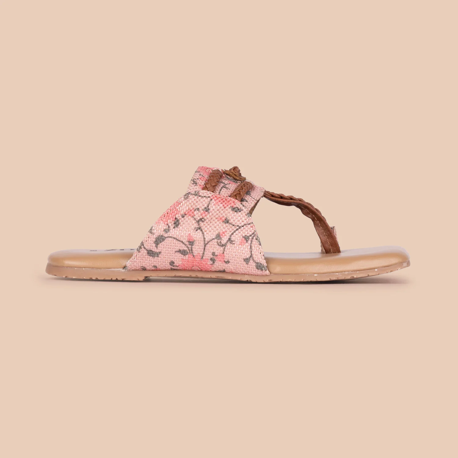 Jaipur Garden Braided Kolhapuri Chappal - Image 9