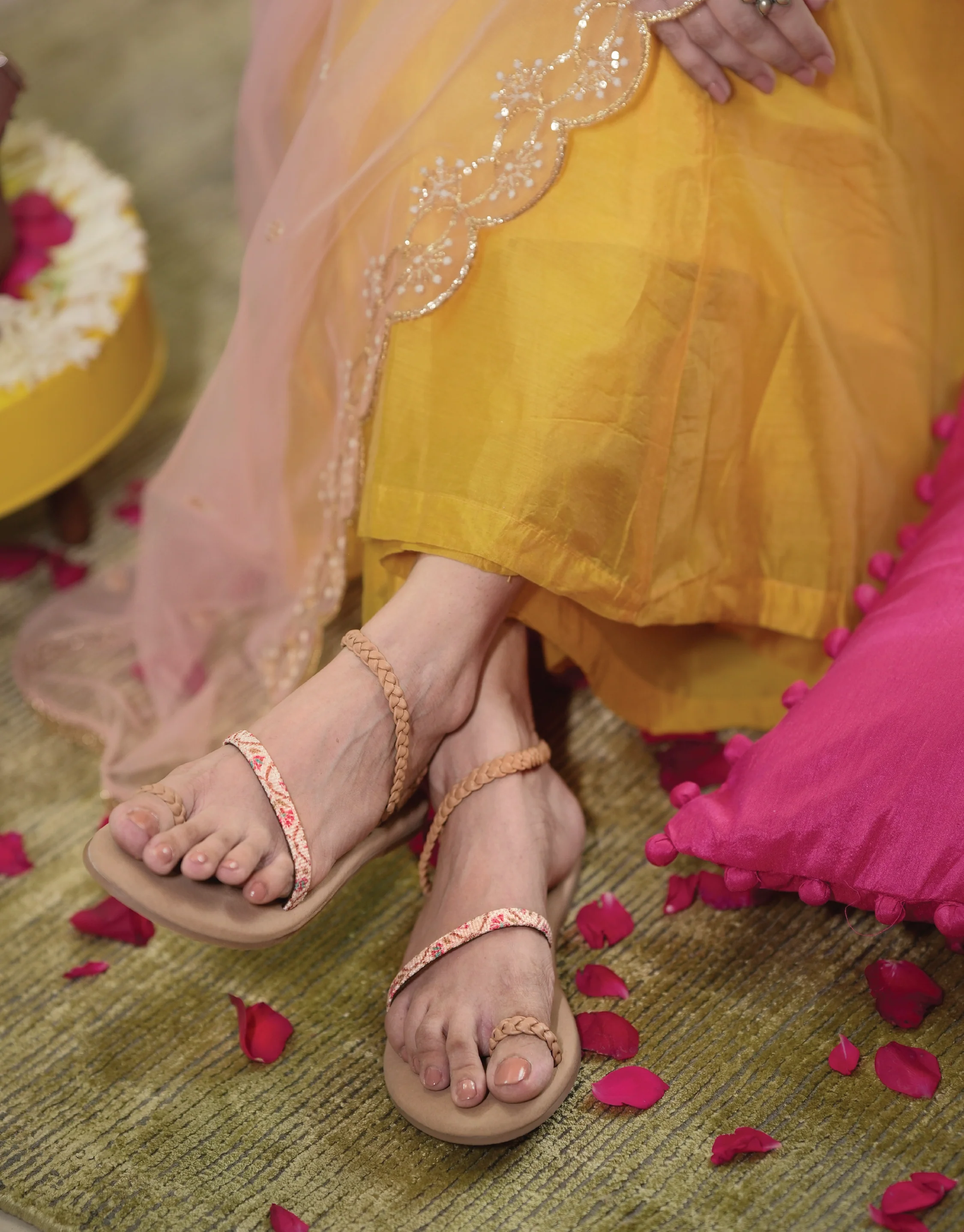 Jaipur Kamal Tan Braided Sandal - Image 5
