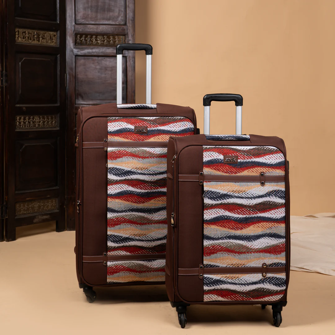 Jaisalmer Dunes Saira Trolley Bag Combo (Medium & Large) - Image 8