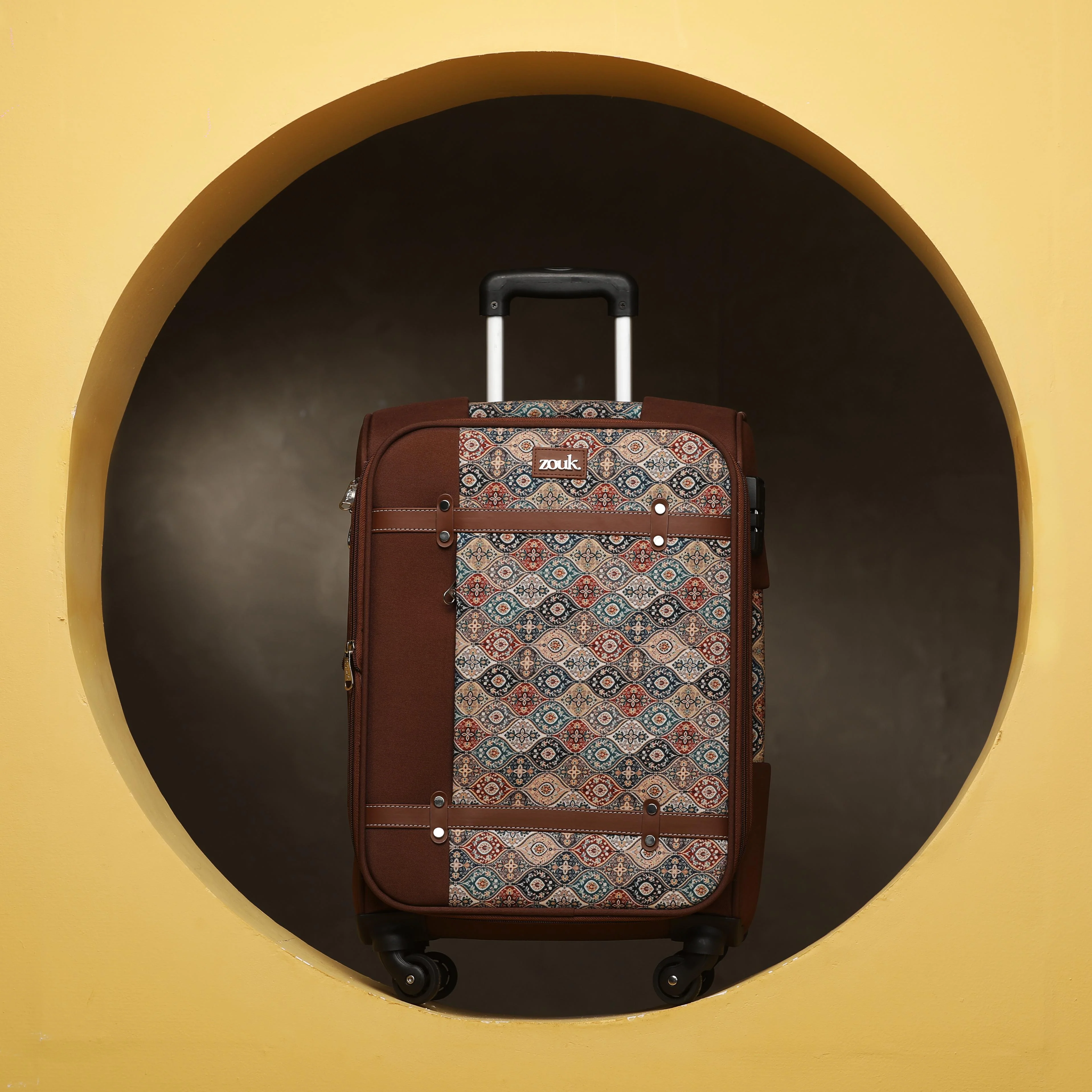 Jammu Kaleen Saira Trolley Bag (Cabin) - Image 7