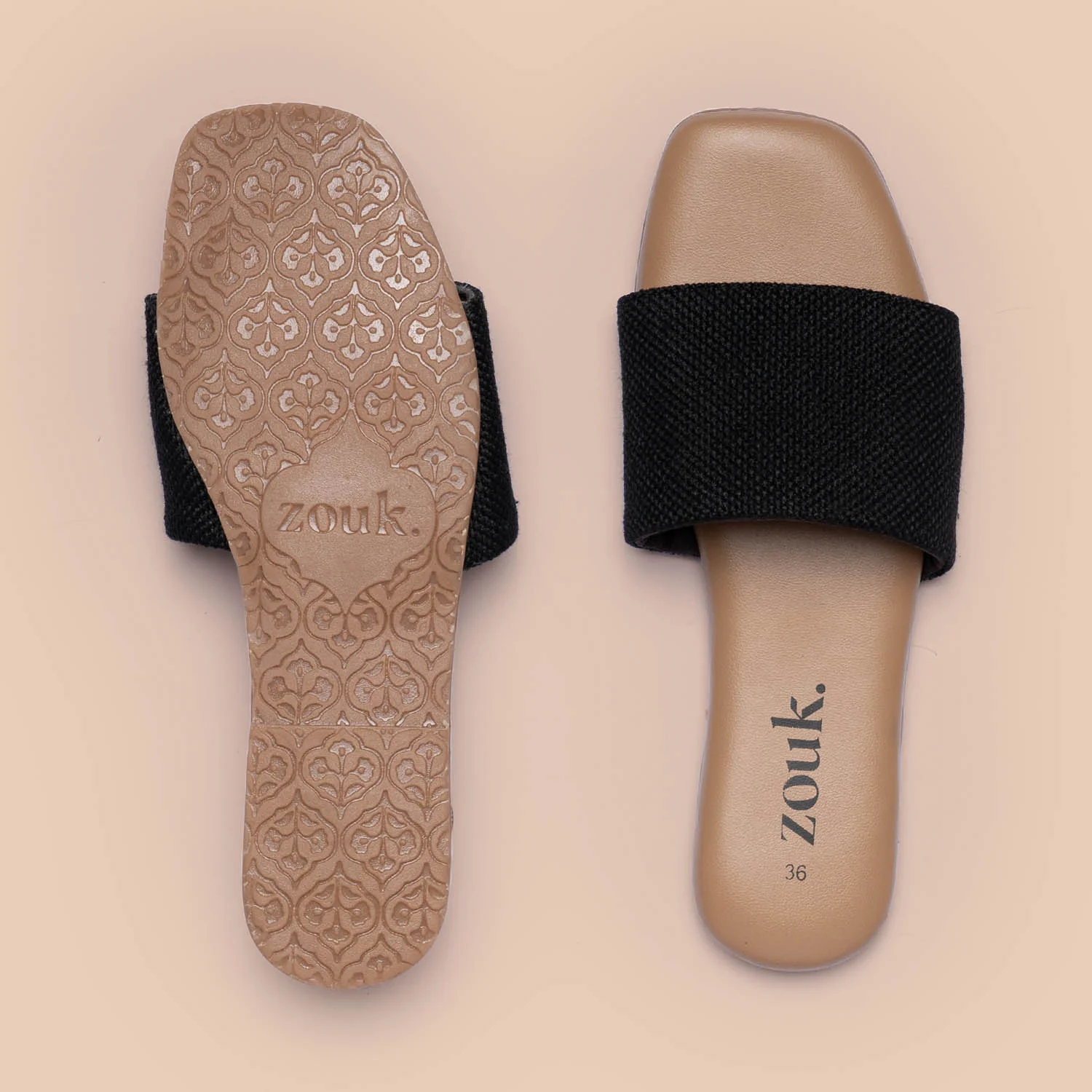 Jet Black Casual Flats - Image 2