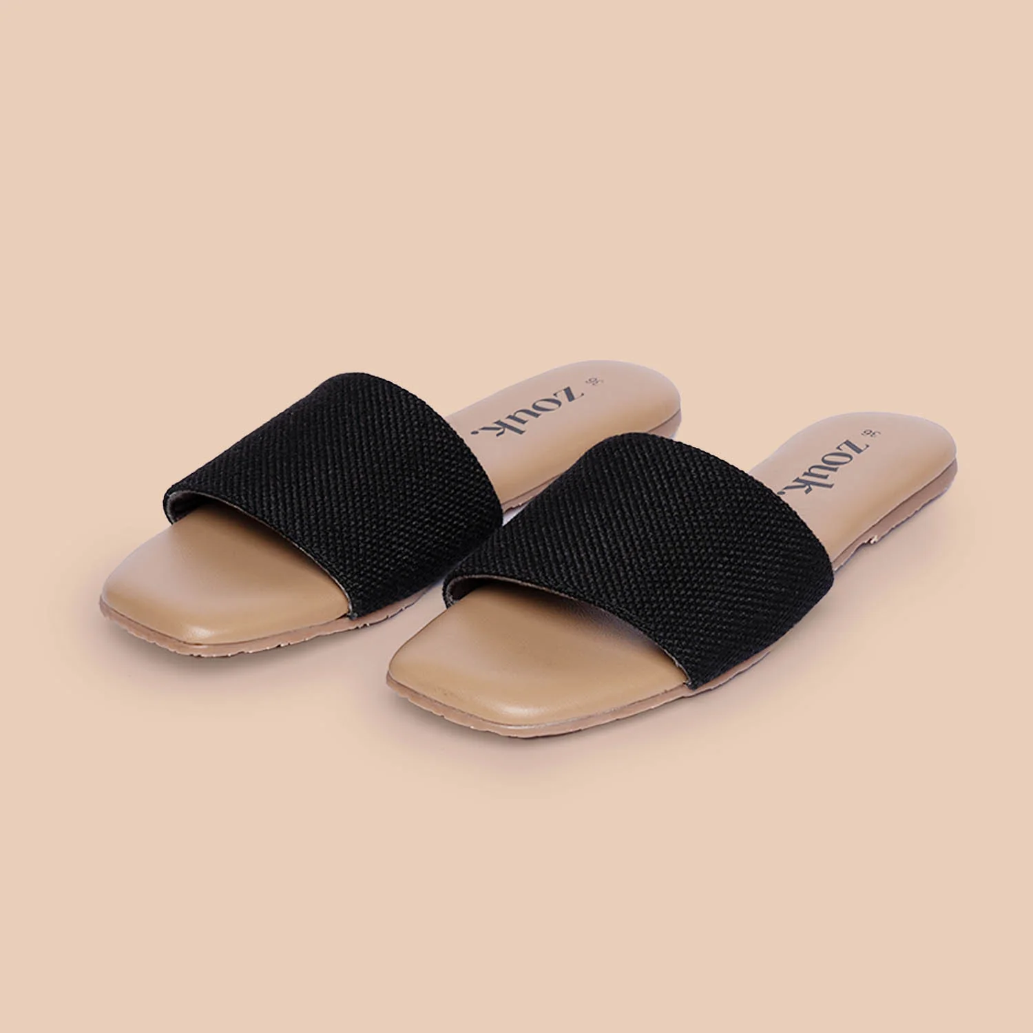 Jet Black Casual Flats - Image 5