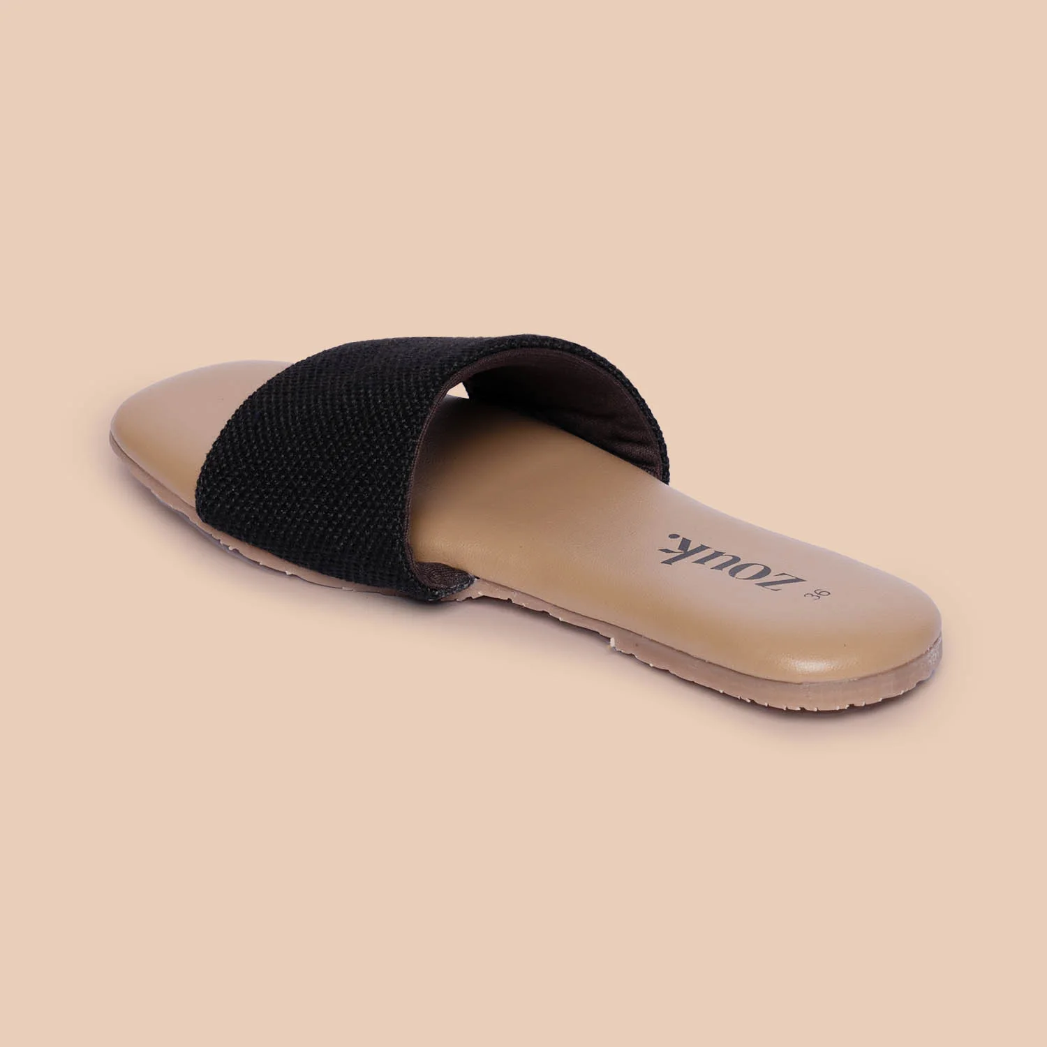 Jet Black Casual Flats - Image 9