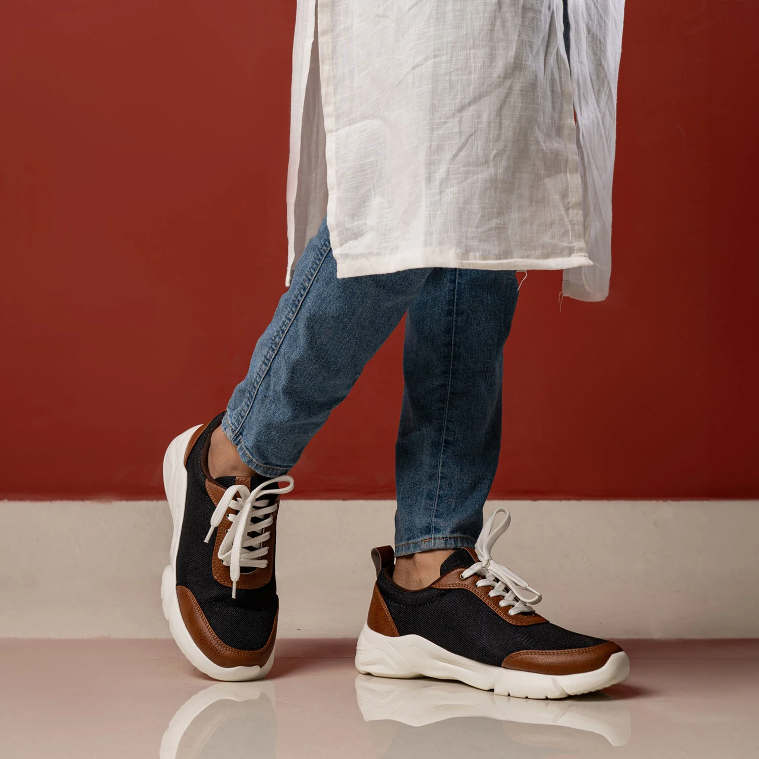 Jet Black Office Sneaker - Image 6