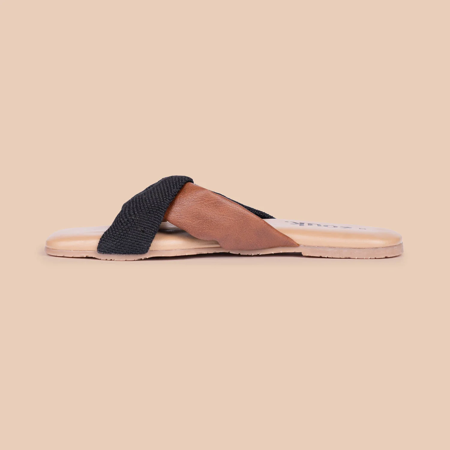 Jet Black Cross Sliders - Image 7