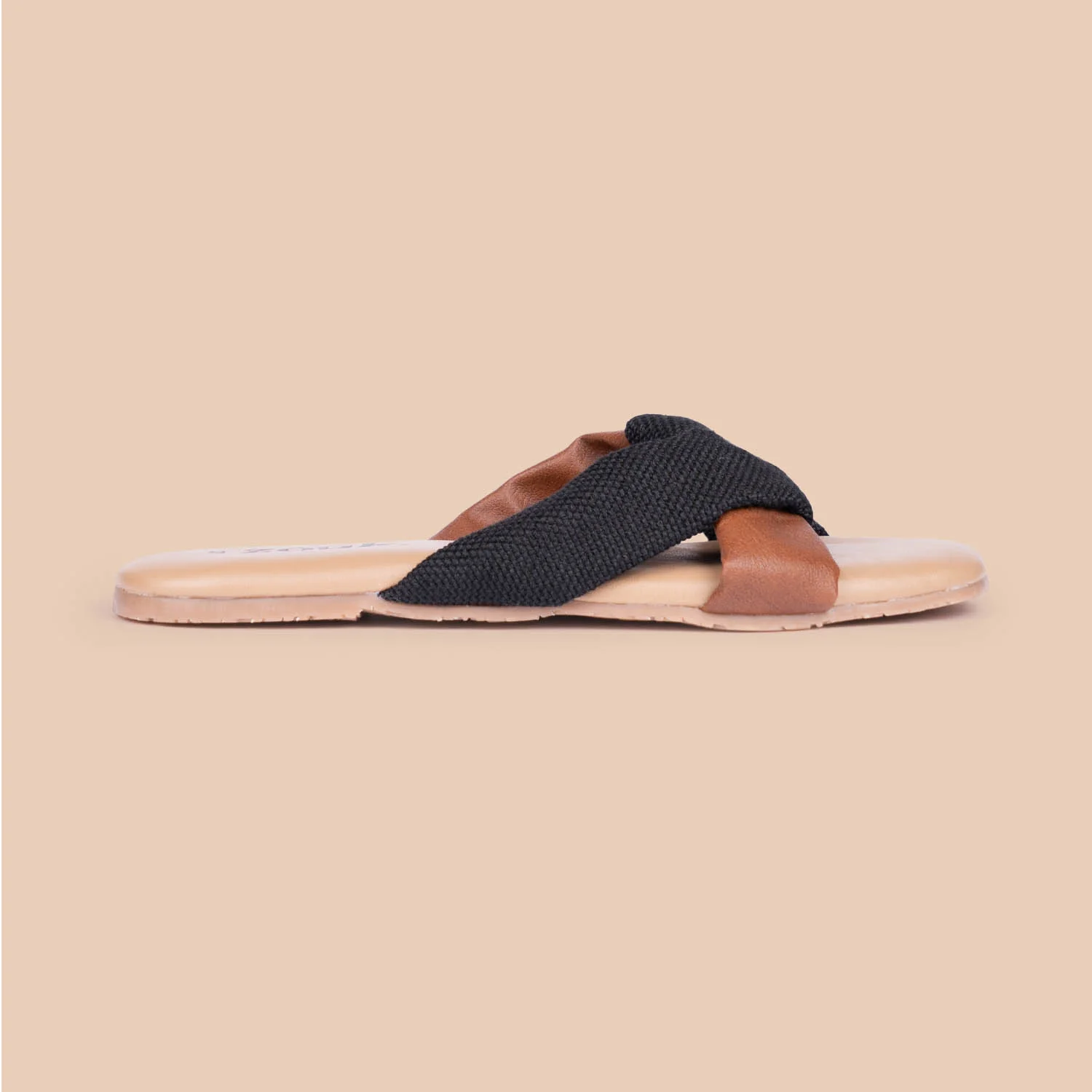 Jet Black Cross Sliders - Image 8