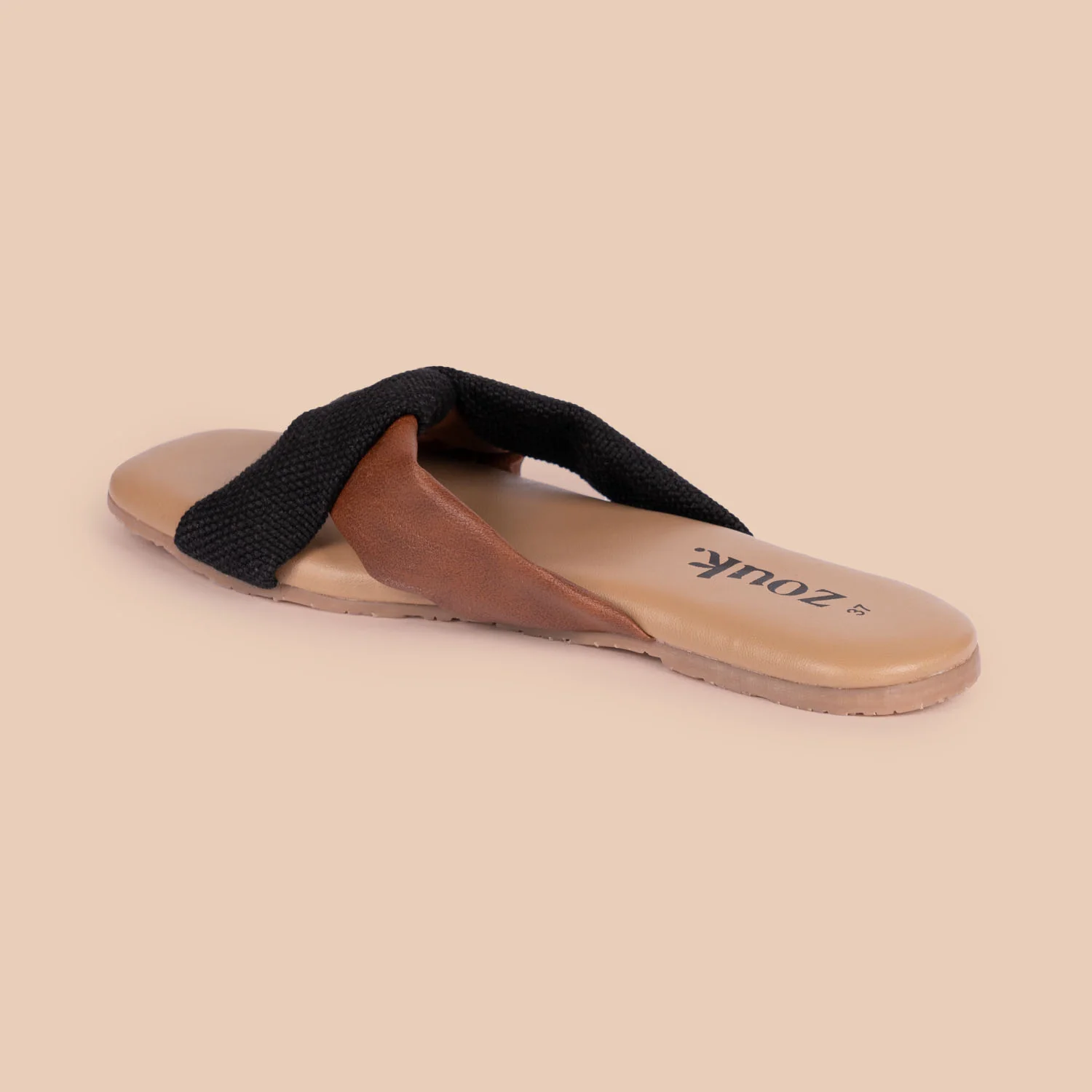 Jet Black Cross Sliders - Image 9
